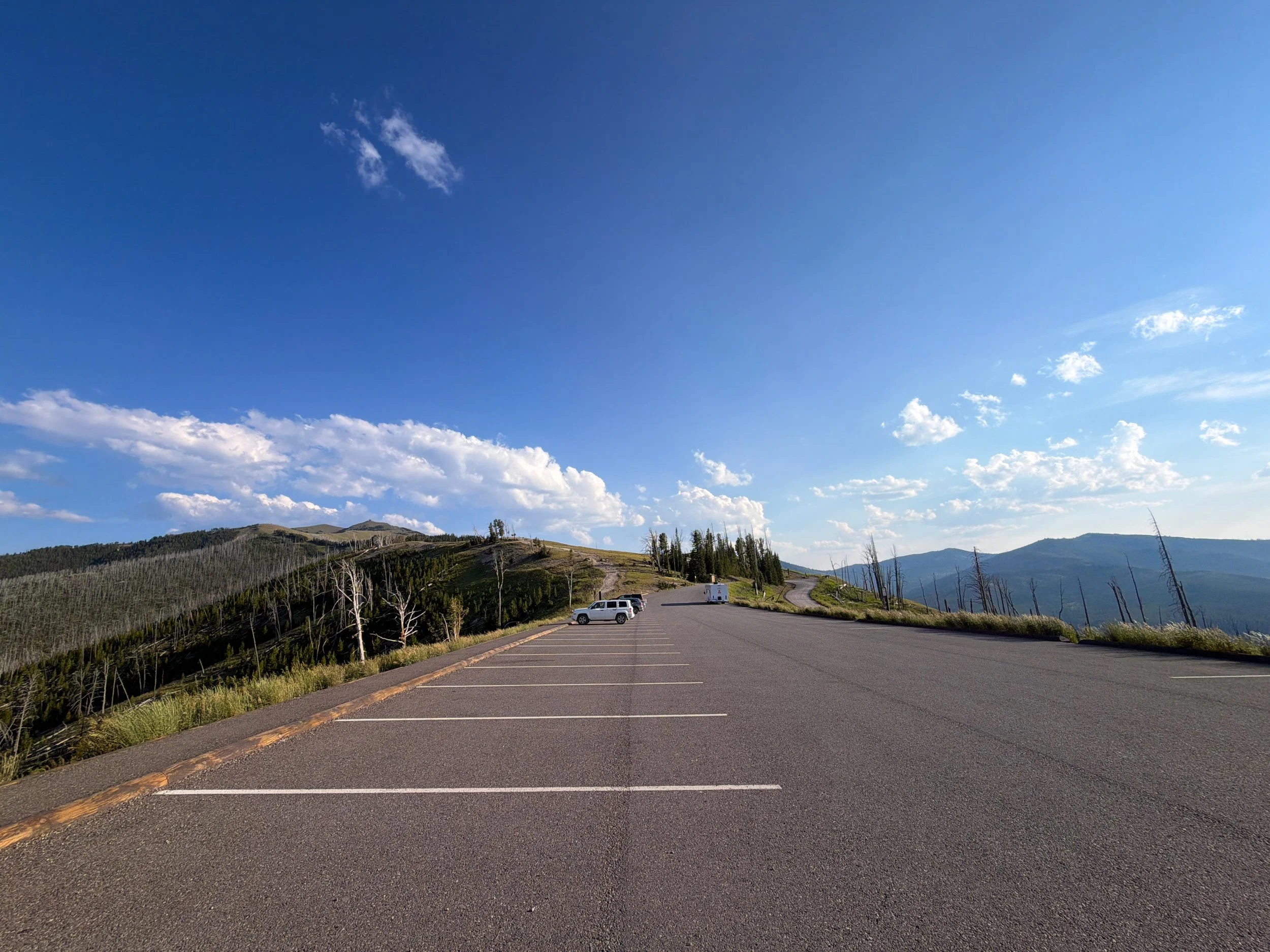 North Mt. Washburn Trailhead Parking Yellowstone National Park Wyoming