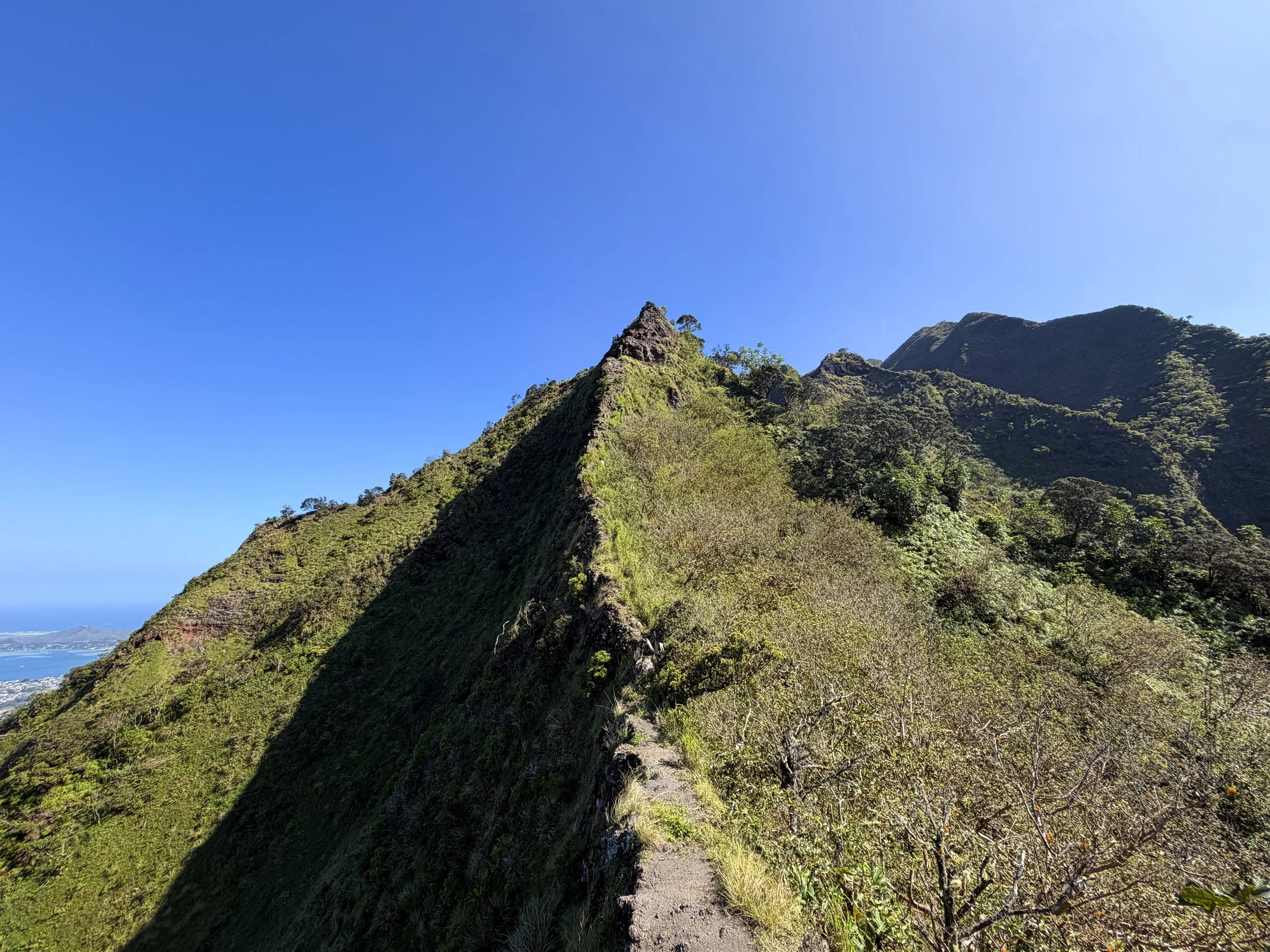 Moanalua Saddle Koolau Summit Trail Oahu Hawaii