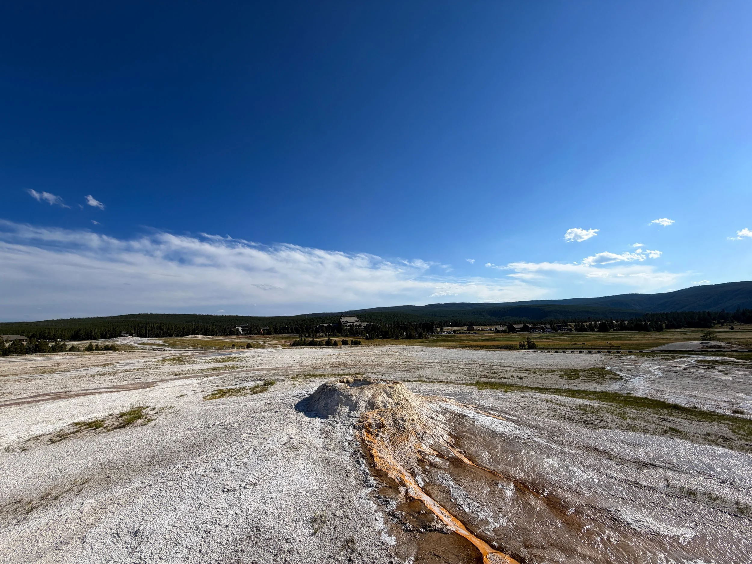 Sponge Geyser Yellowstone National Park Wyoming