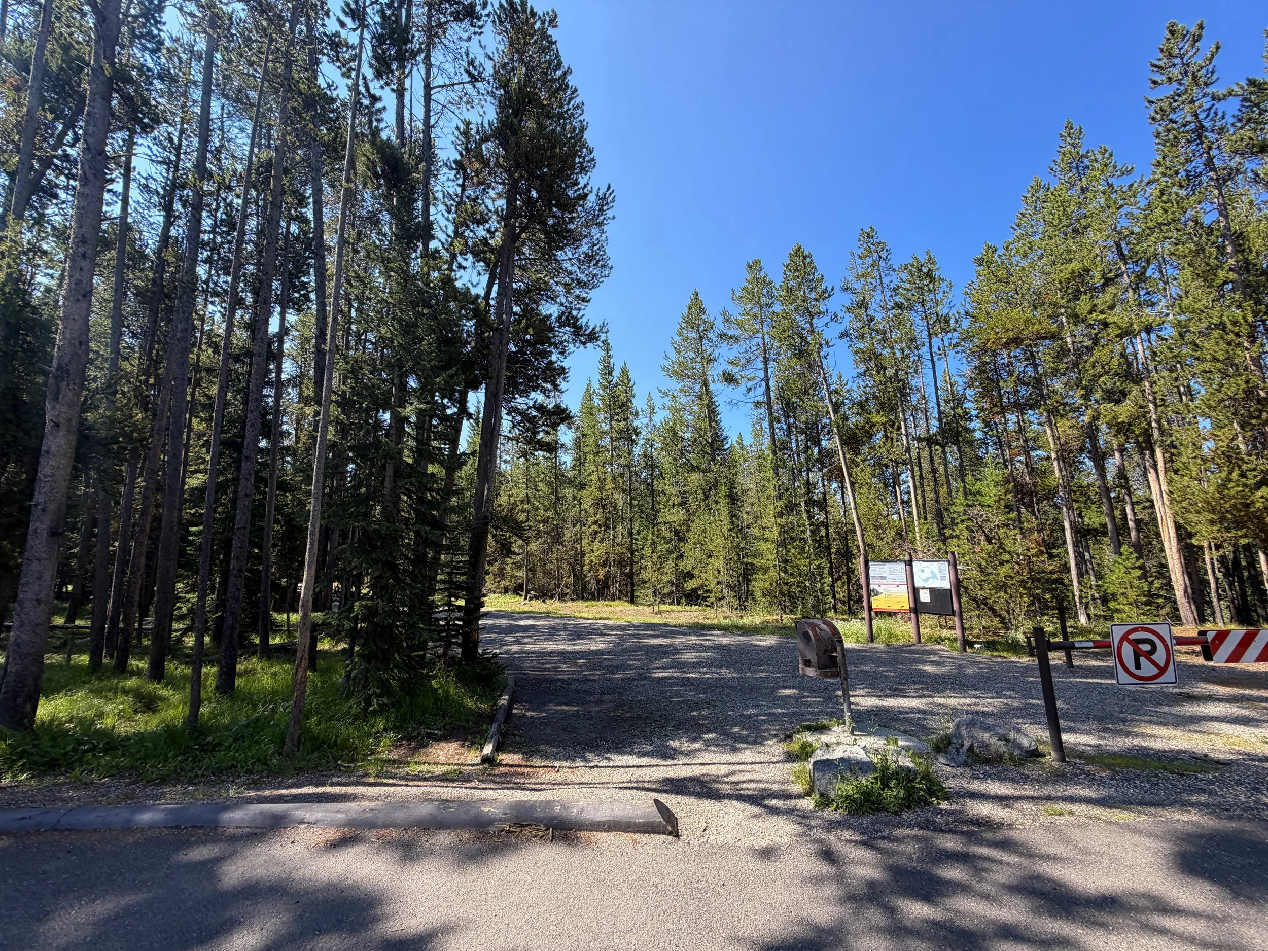 Lone Star Geyser Trailhead Yellowstone National Park Wyoming