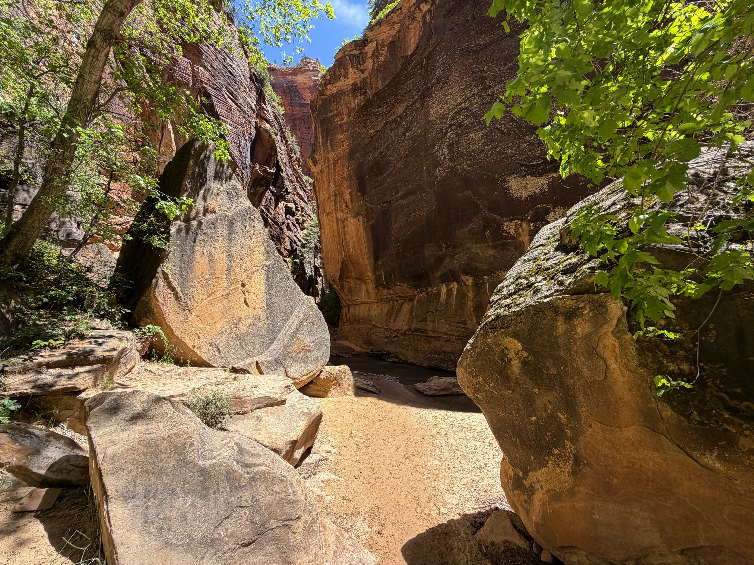 House Rock Narrows Zion National Park Utah