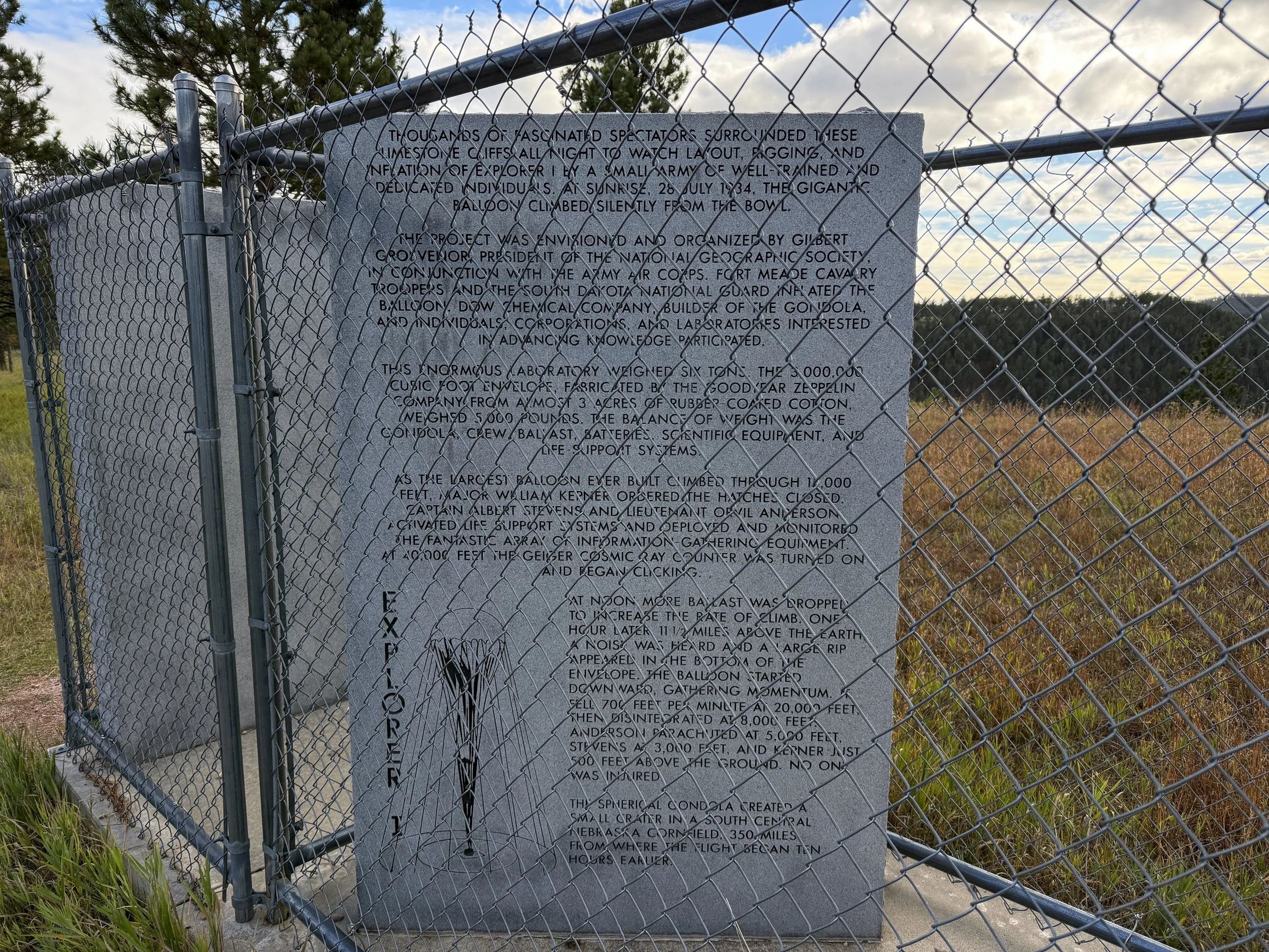 Stratosphere Bowl Memorial Black Hills South Dakota