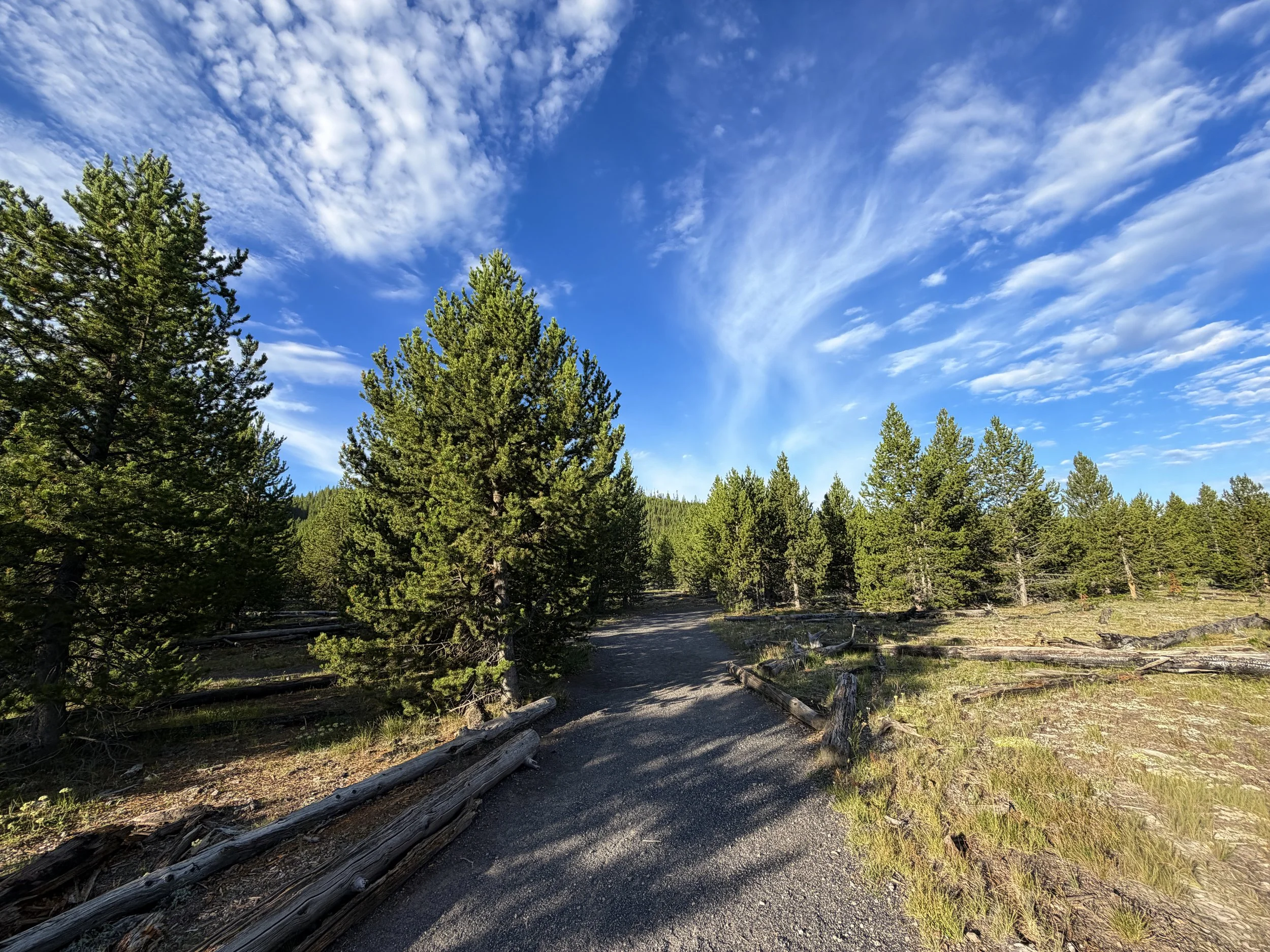 Fairy Falls Trail Yellowstone National Park Wyoming