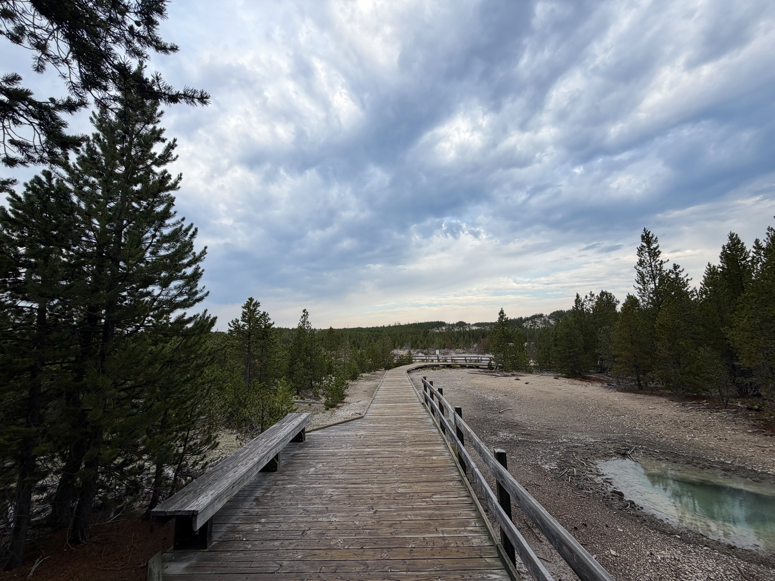 Back Basin Shortcut Trail Norris Geyser Basin Yellowstone National Park Wyoming