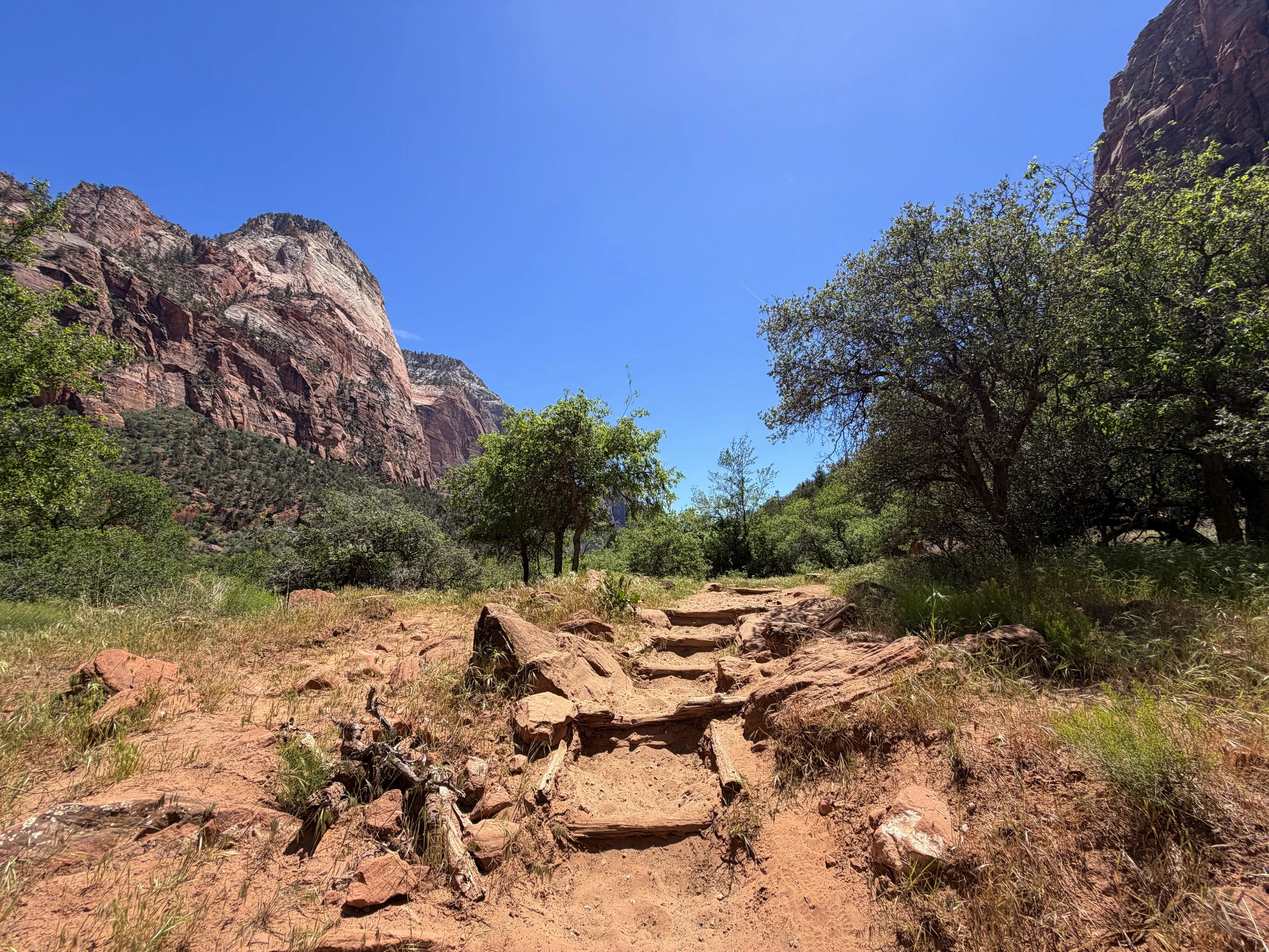 Sand Bench Loop Trail via Zion Lodge Zion National Park Utah