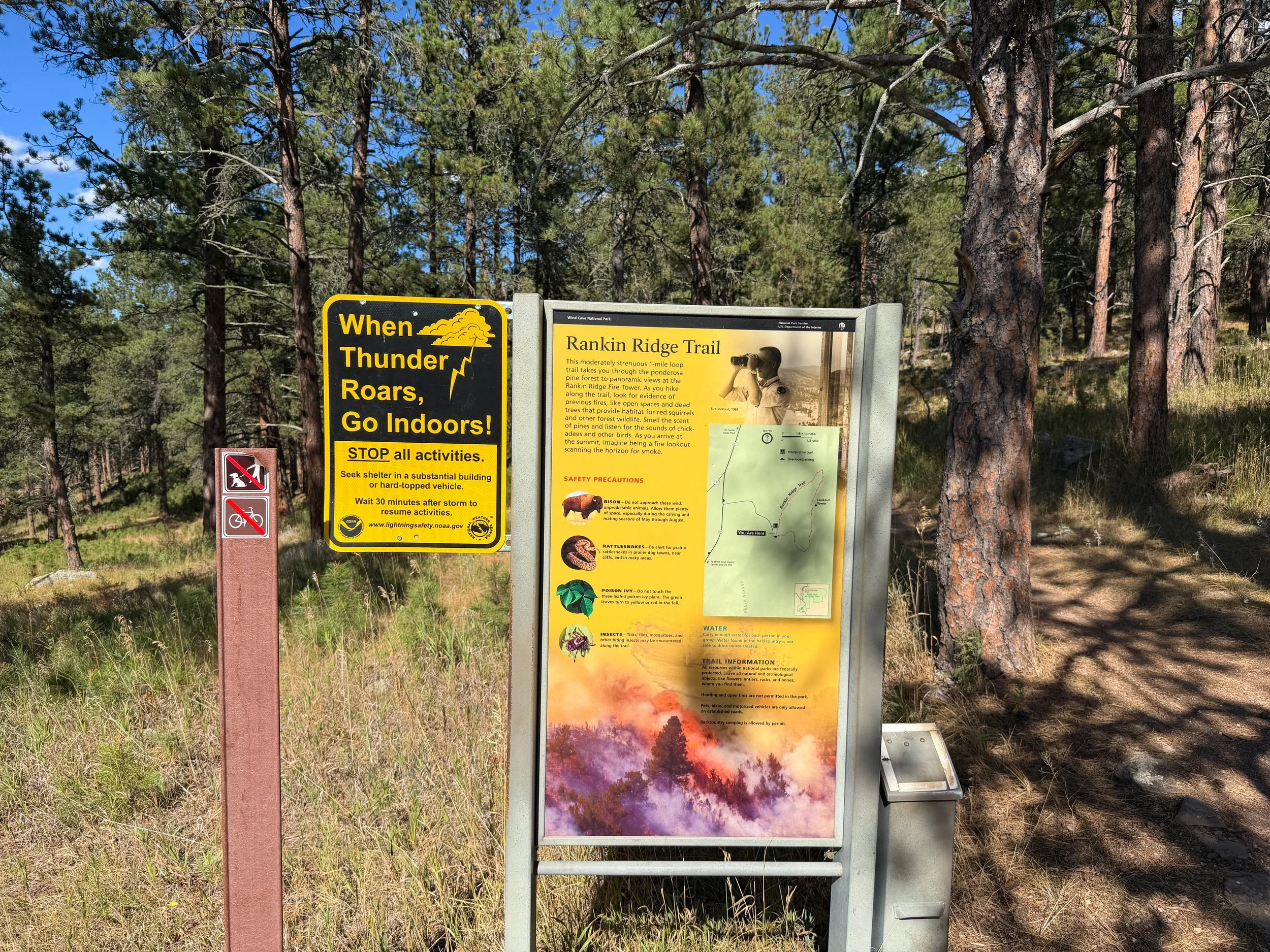 Rankin Ridge Trailhead Wind Cave National Park South Dakota
