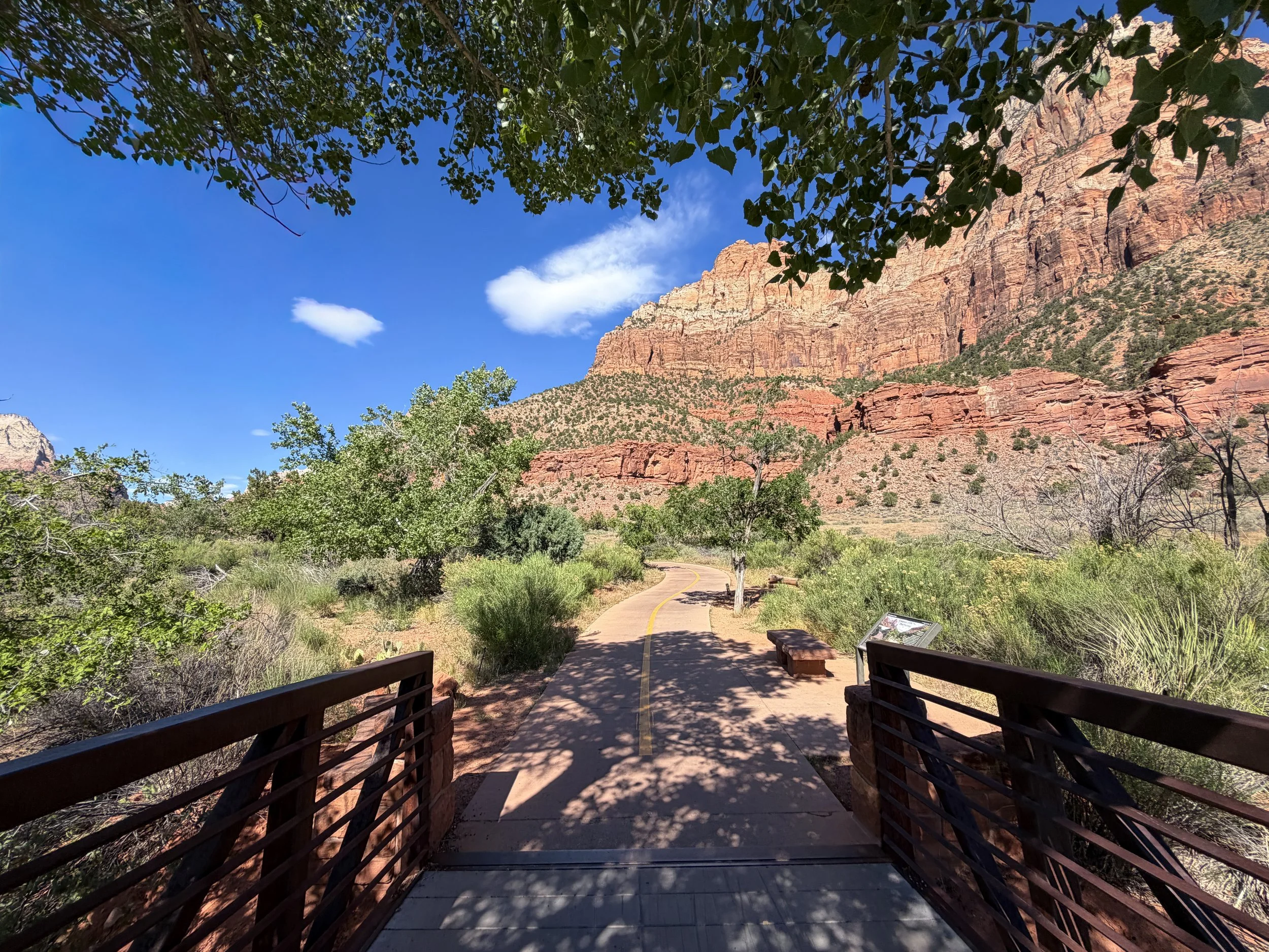 Pa'rus Trail Zion National Park Utah