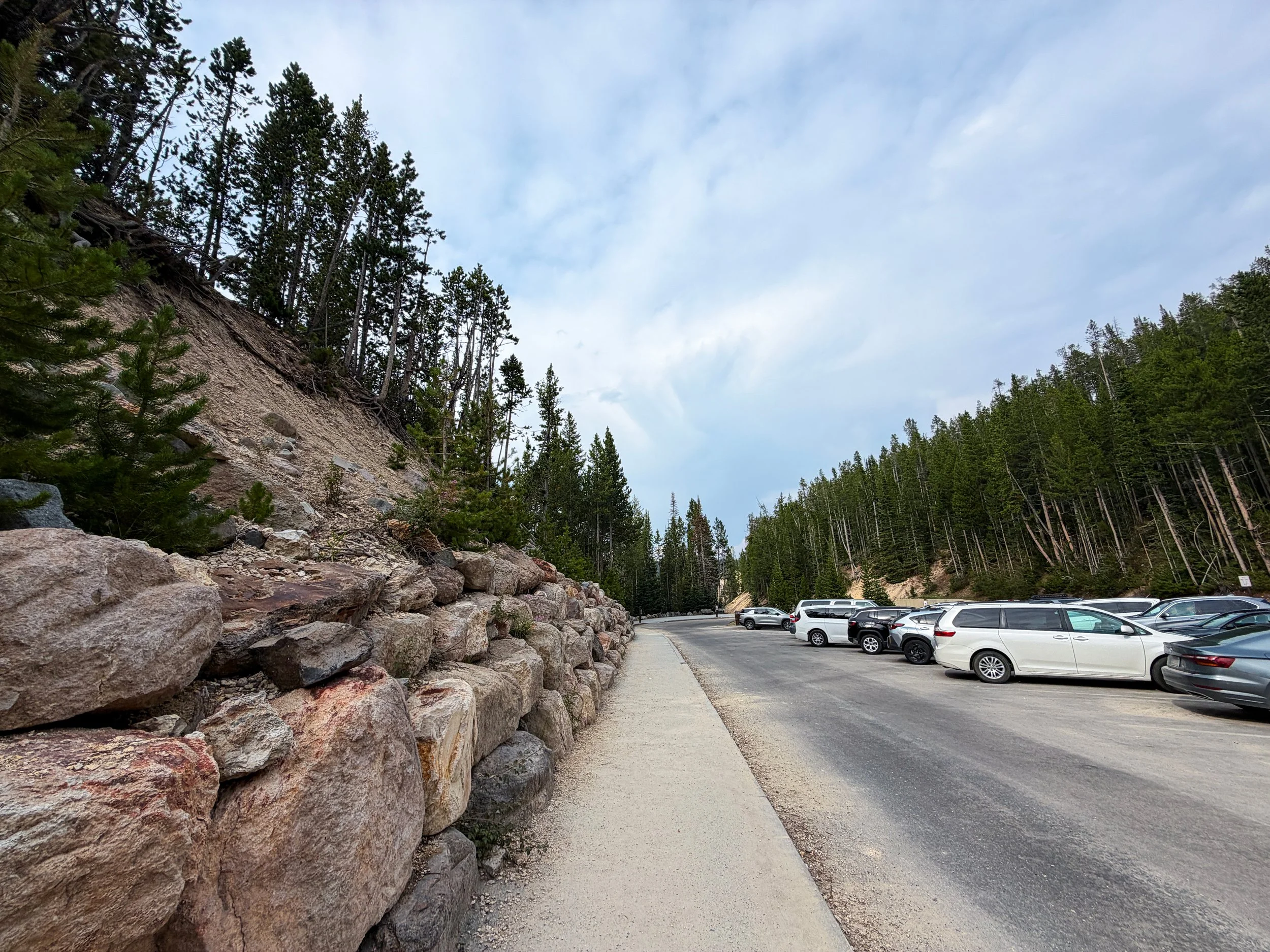 South Rim Trail to Artist Point Yellowstone National Park Wyoming