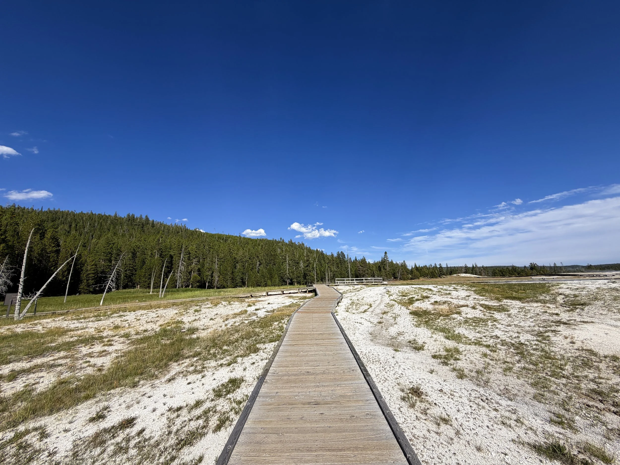 Upper Geyser Hill Trail Yellowstone National Park Wyoming