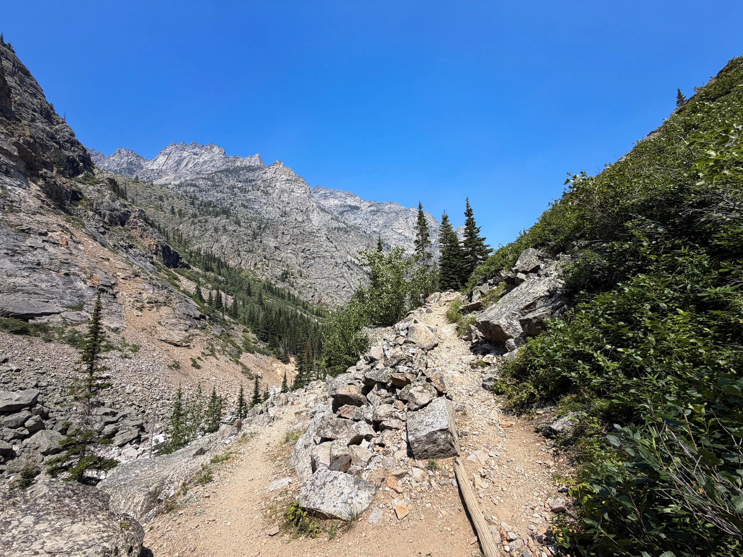 East Rosebud Trail Beaten Path Beartooth Mountains Montana