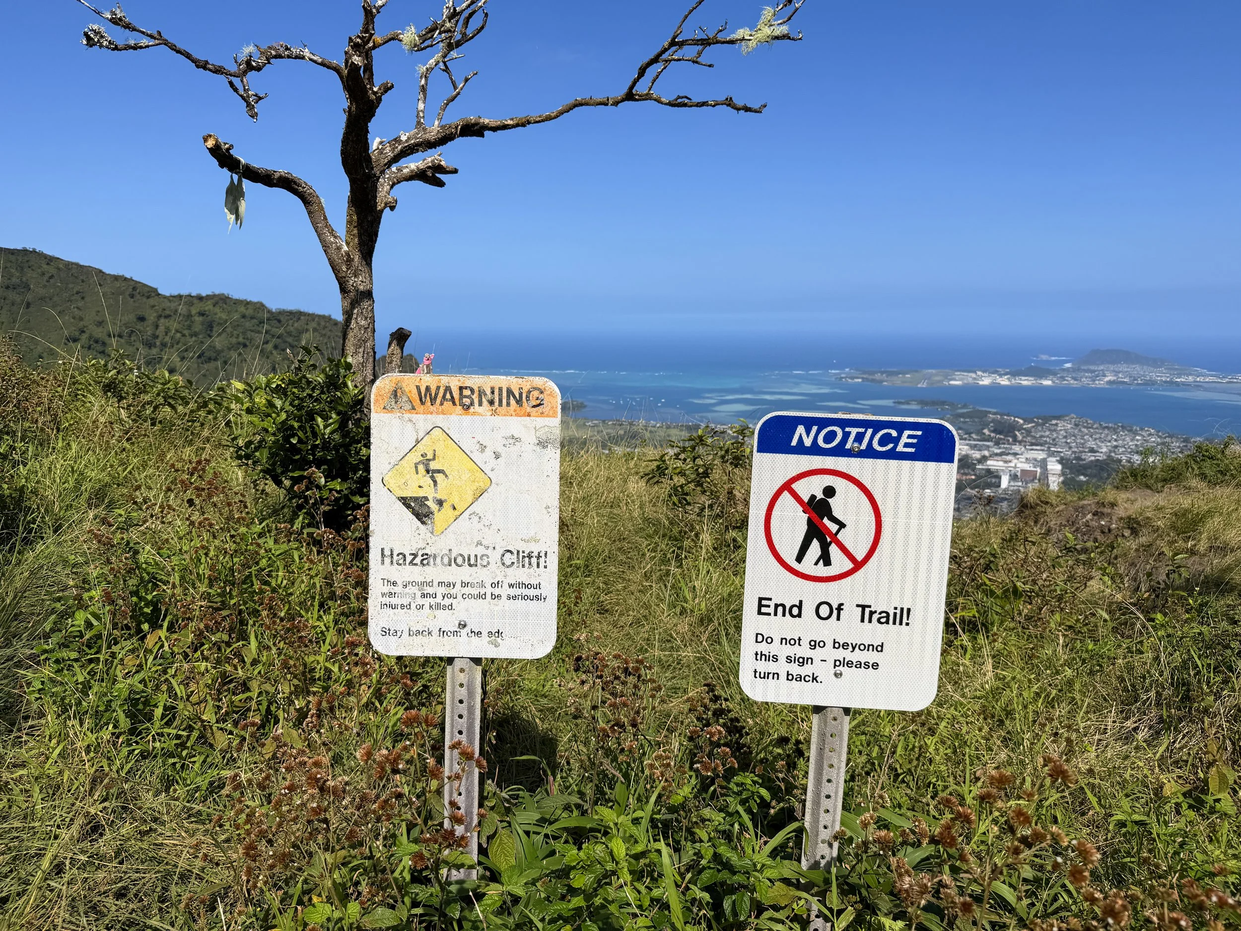Kulanaahane Trail Summit Moanalua Saddle Oahu Hawaii