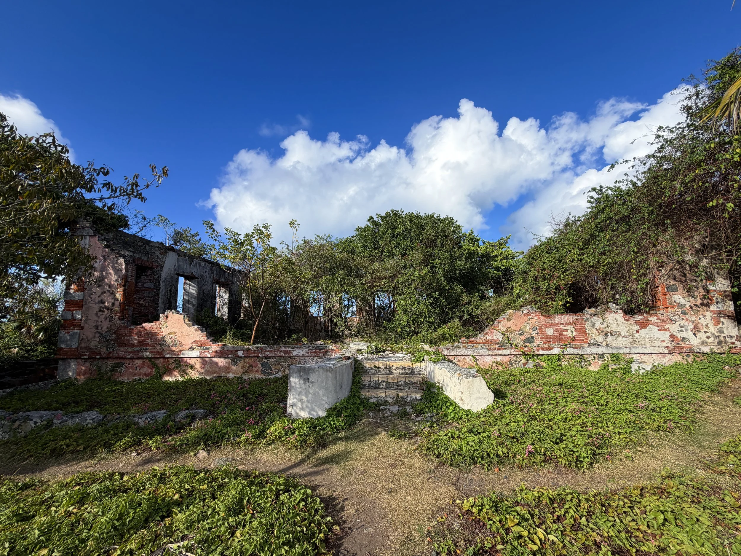 America Hill Ruins Virgin Islands National Park