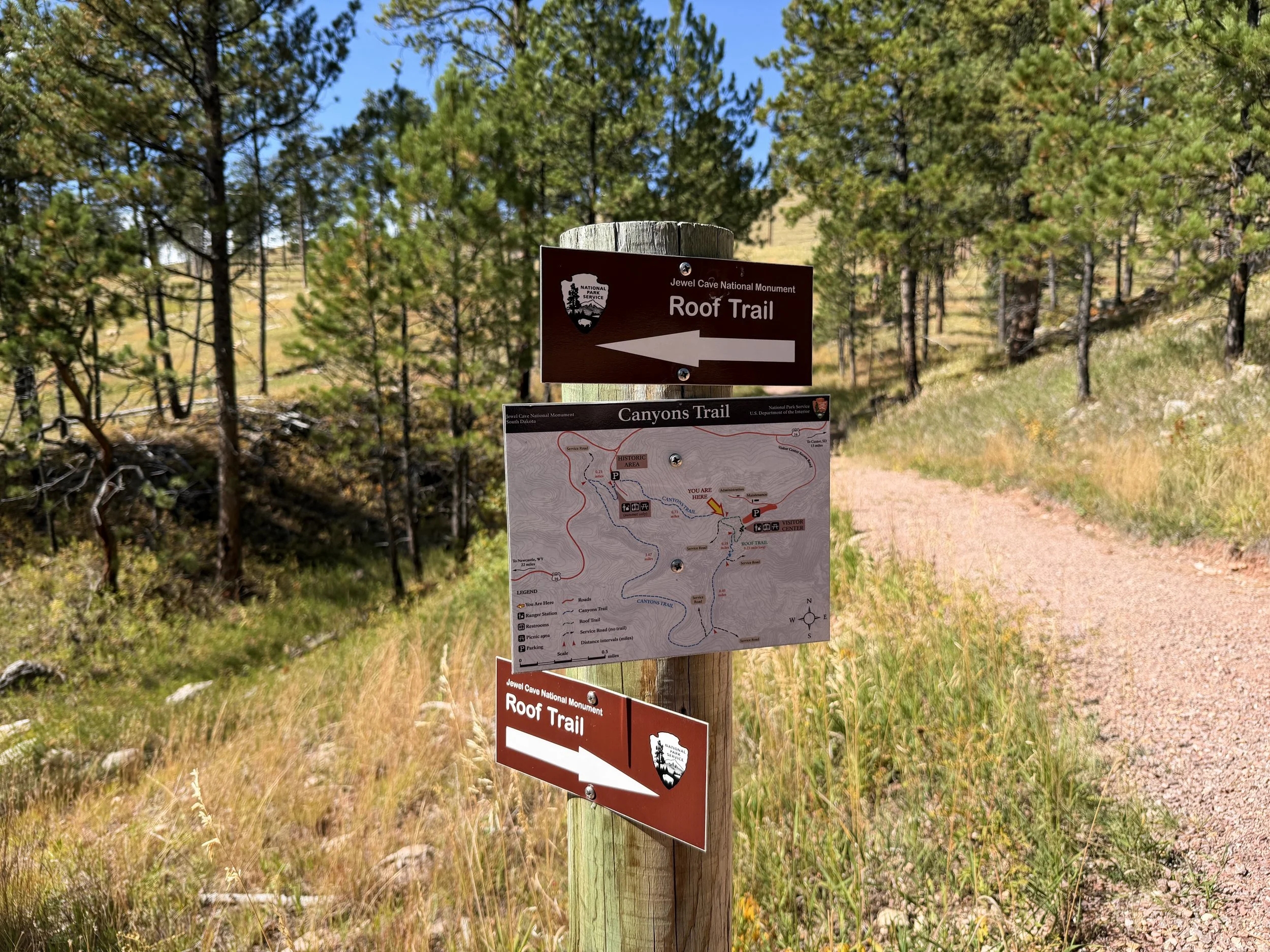 Canyons Trail Jewel Cave National Monument Black Hills South Dakota