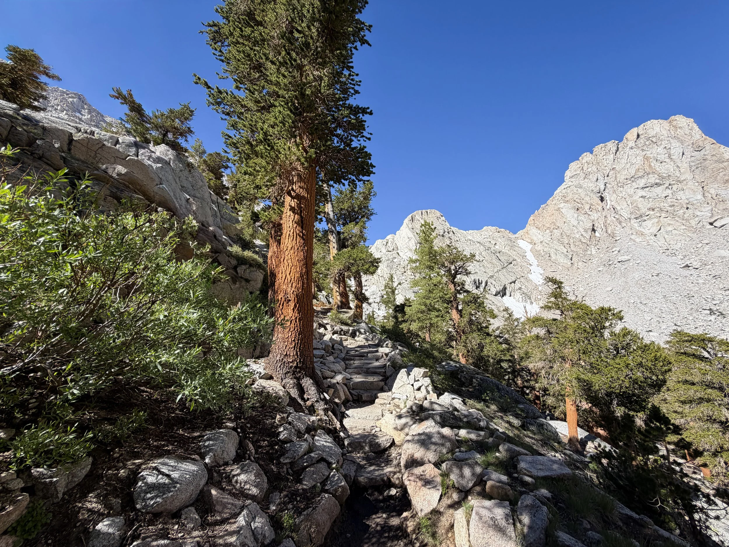 Mount Whitney Trail Switchbacks Lone Pine California