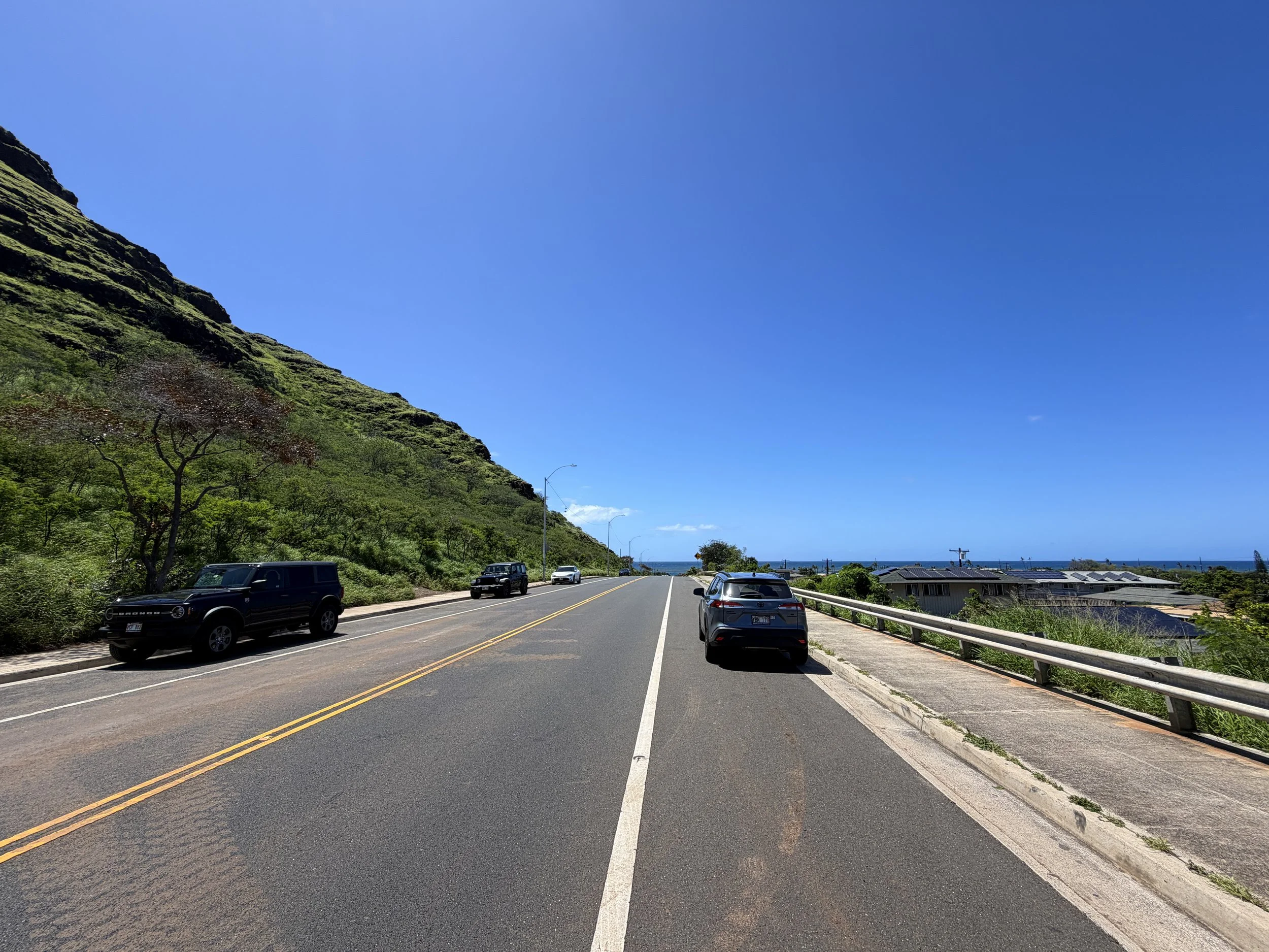 Puu O Hulu Trailhead Parking Oahu Hawaii