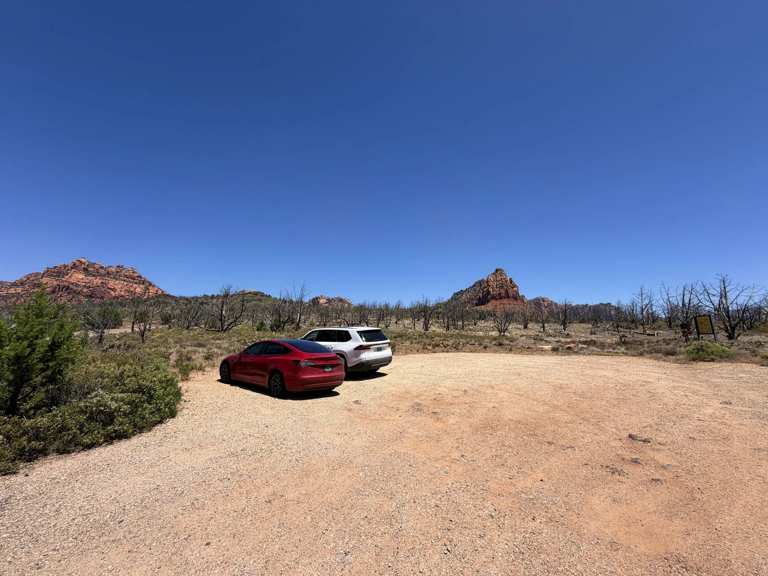 Grapevine Trailhead Parking Zion National Park Utah