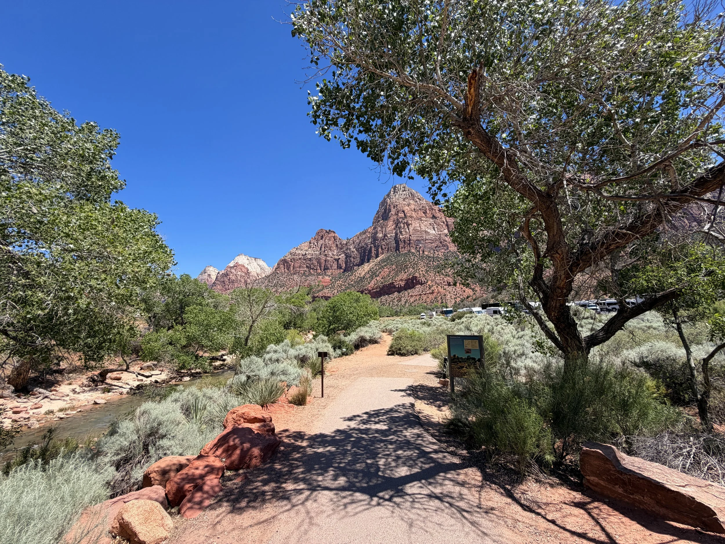Watchman Trailhead Zion National Park Utah