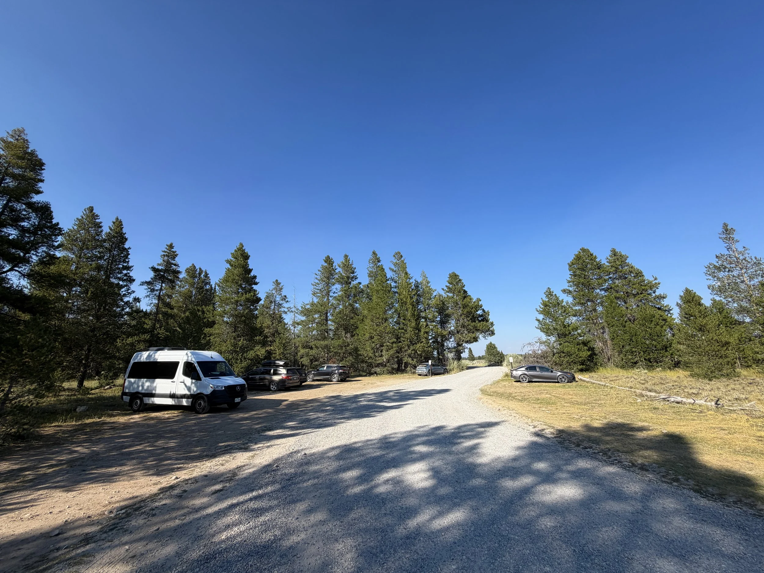 Moose Ponds Loop Trailhead Parking Grand Teton National Park Wyoming