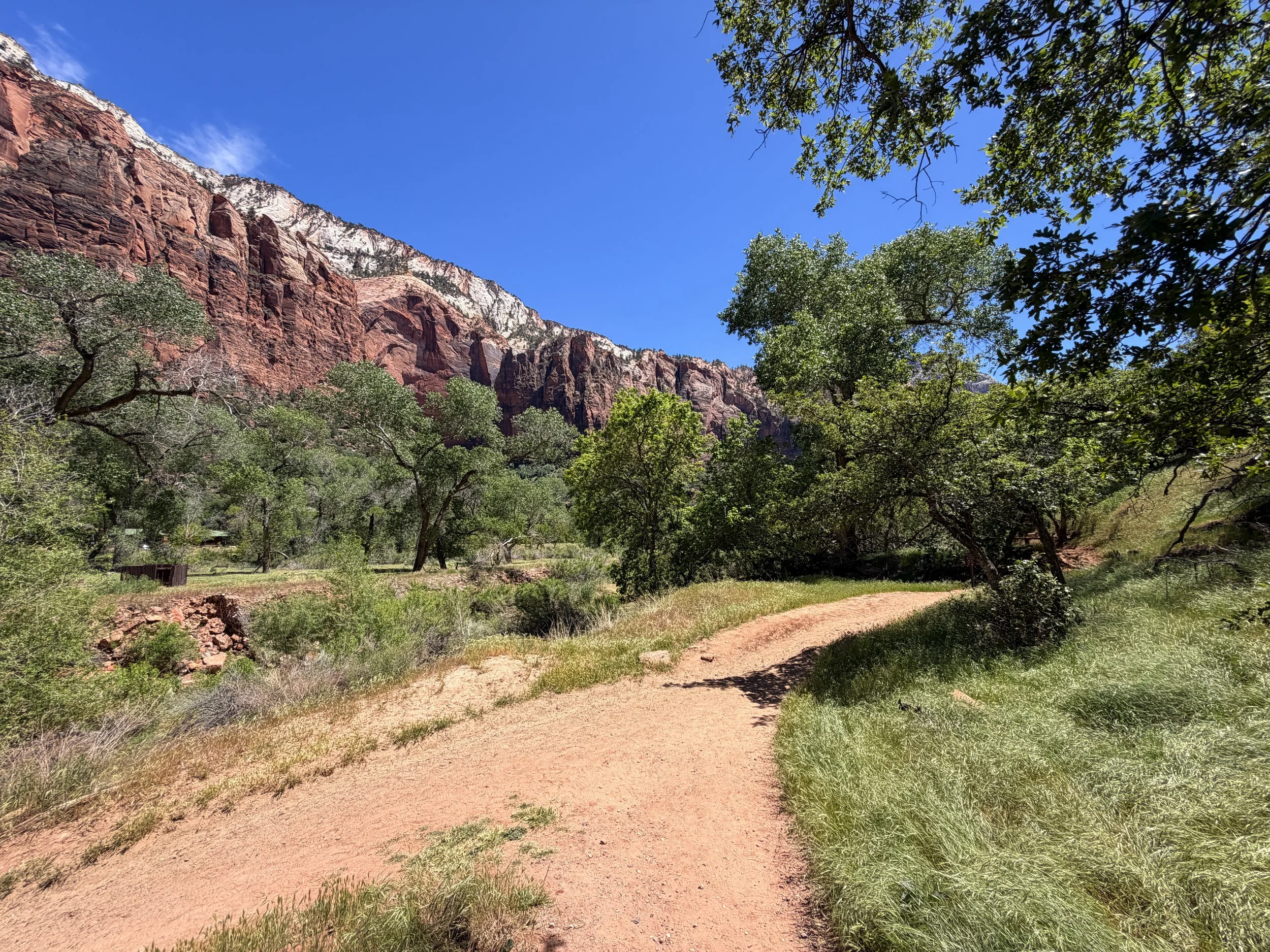 Sand Bench Trail via Zion Lodge Zion National Park Utah