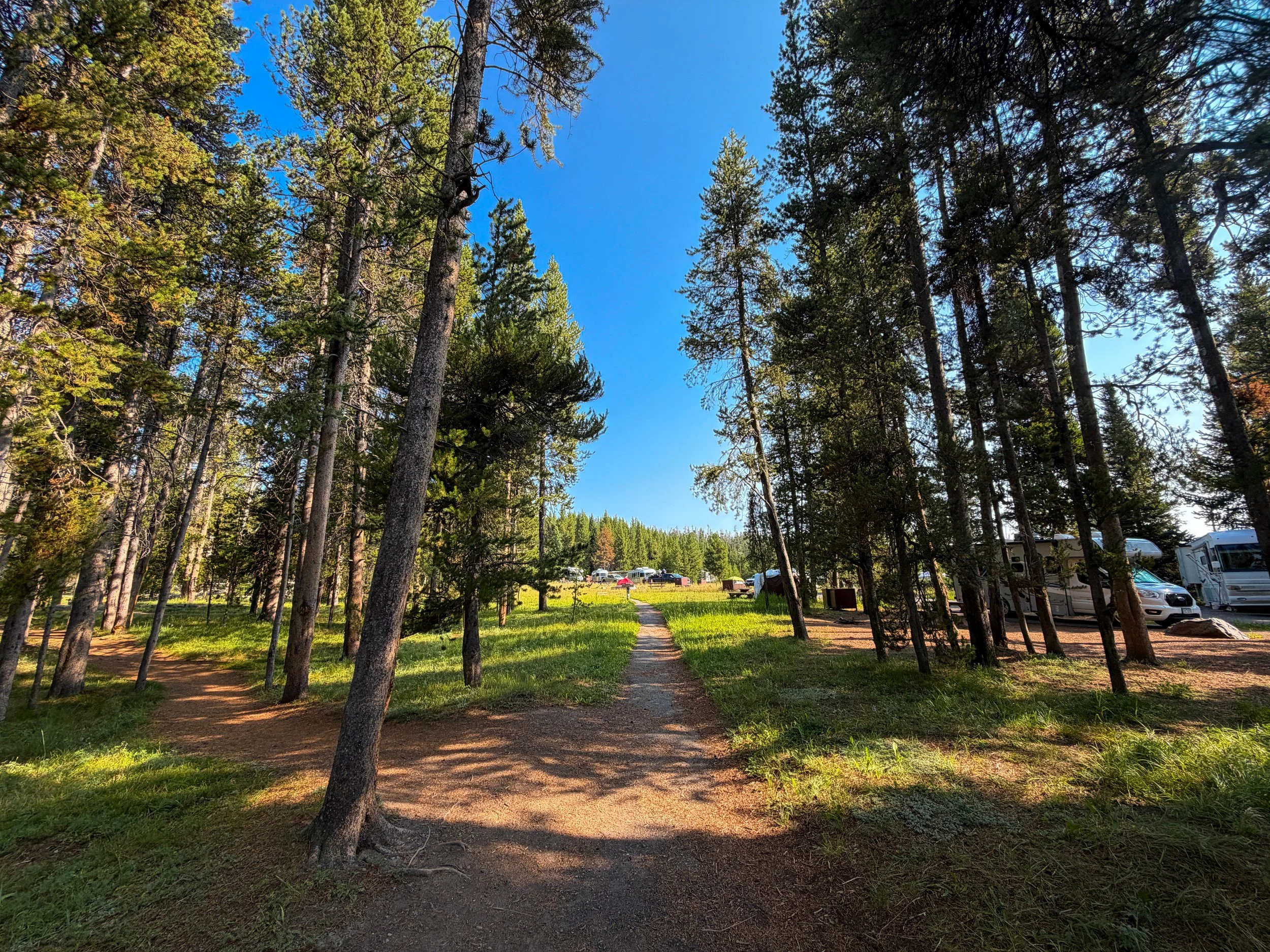 Natural Bridge Trail Yellowstone National Park Wyoming