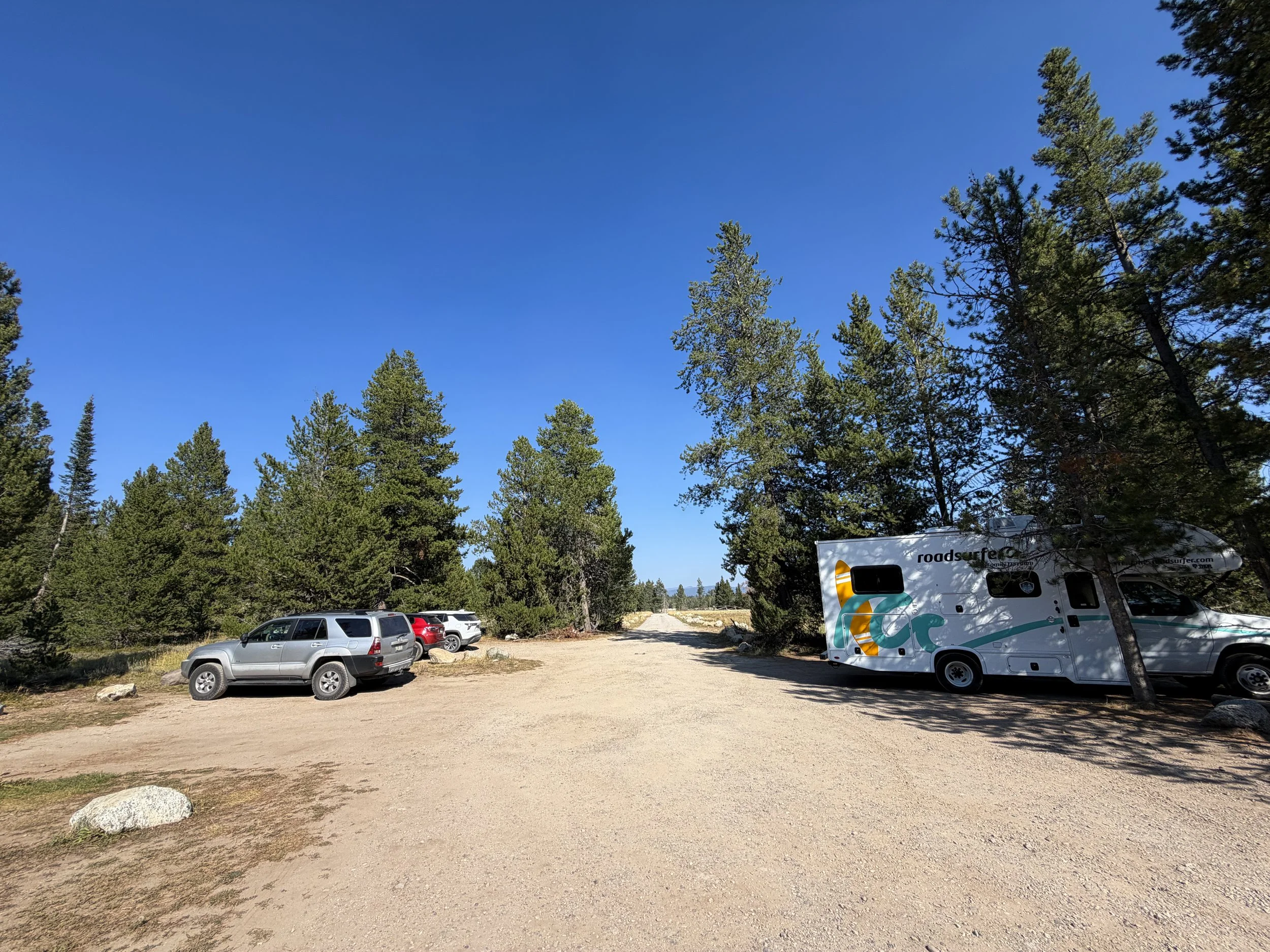 Moose Ponds Loop Trailhead Parking Grand Teton National Park Wyoming