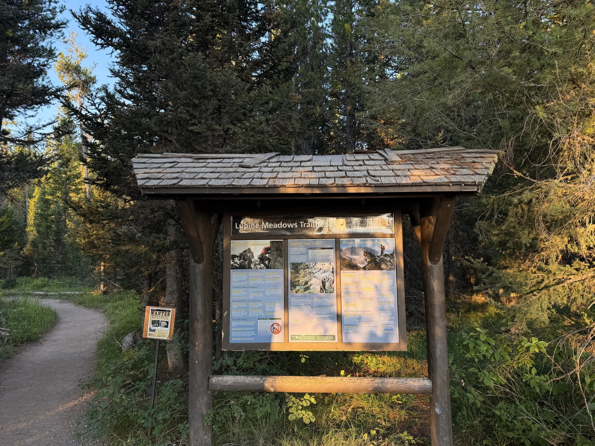 Delta Lake Trailhead Grand Teton National Park Wyoming