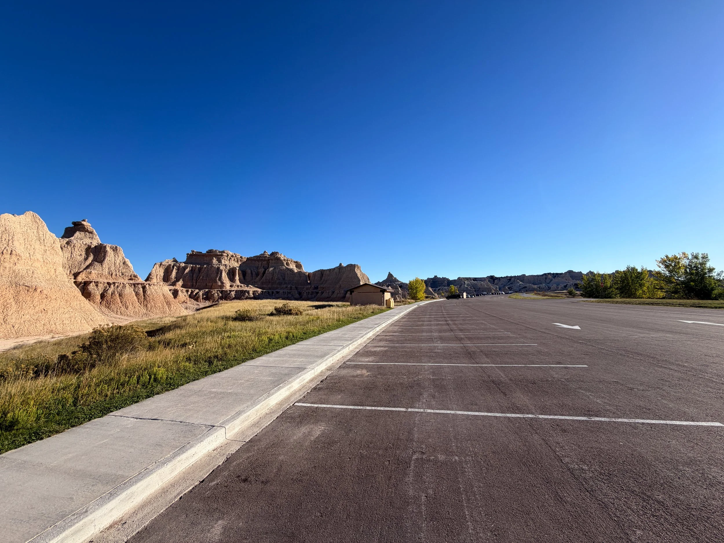 Door Trailhead Parking Badlands National Park South Dakota