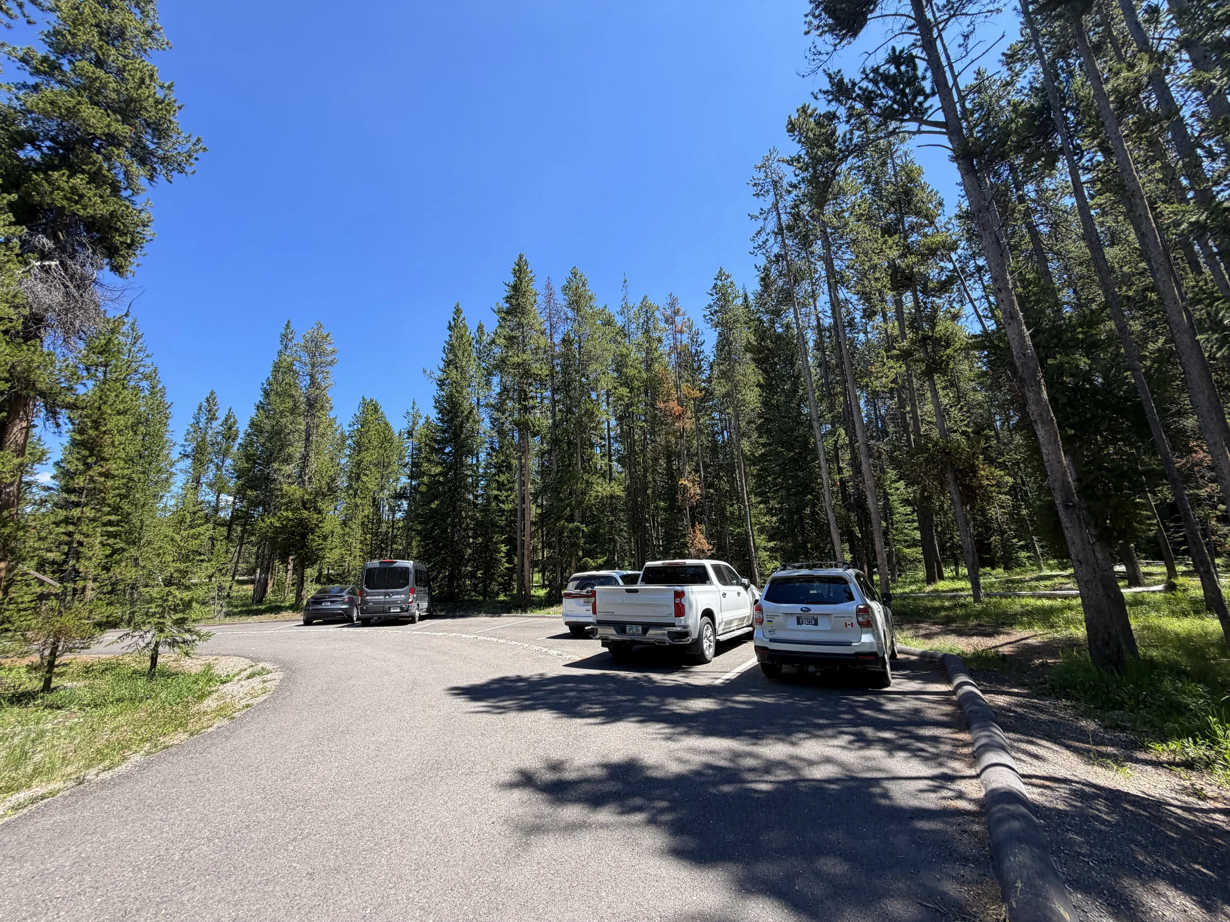 Lone Star Trailhead Parking Yellowstone National Park Wyoming