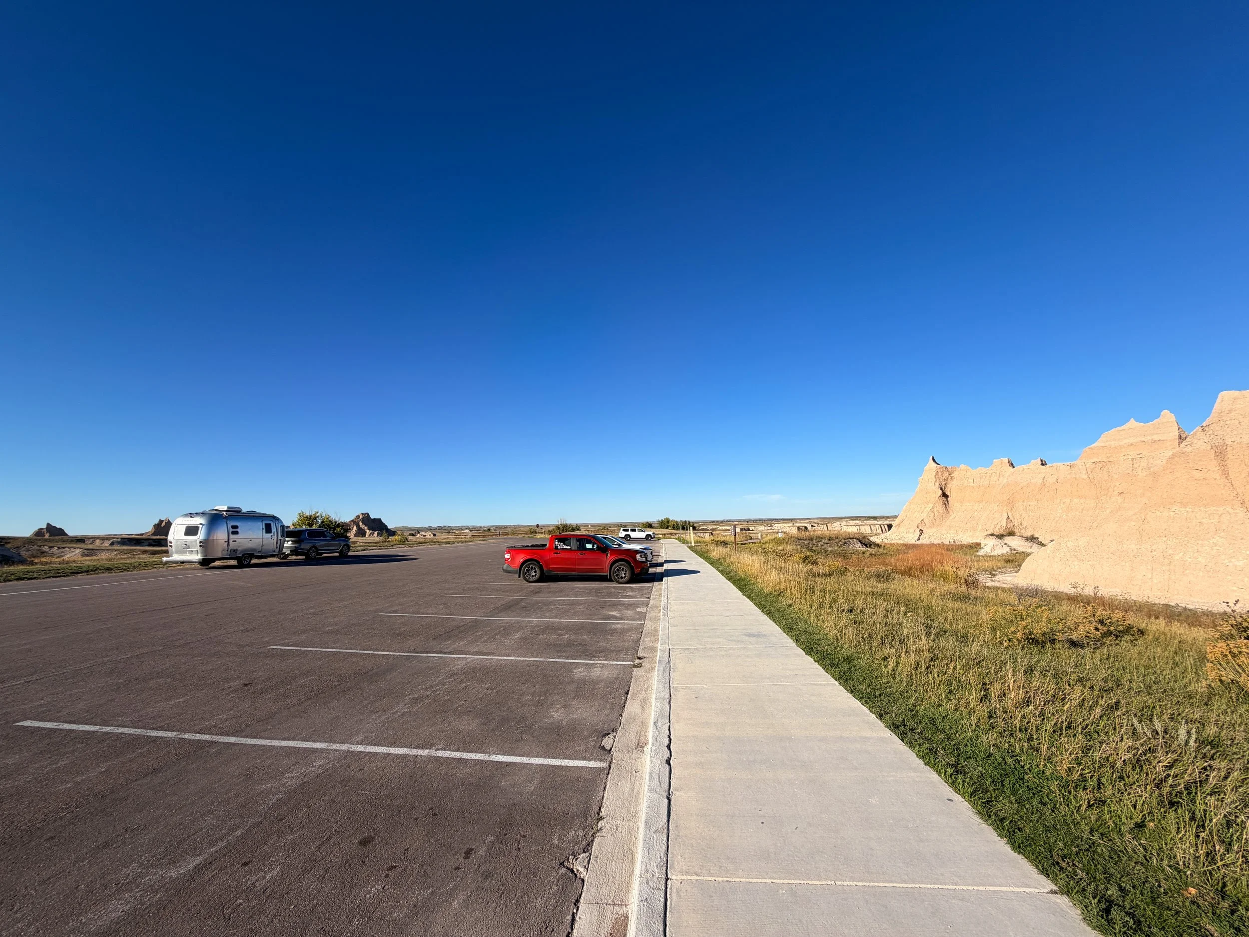Door Trailhead Parking Badlands National Park South Dakota