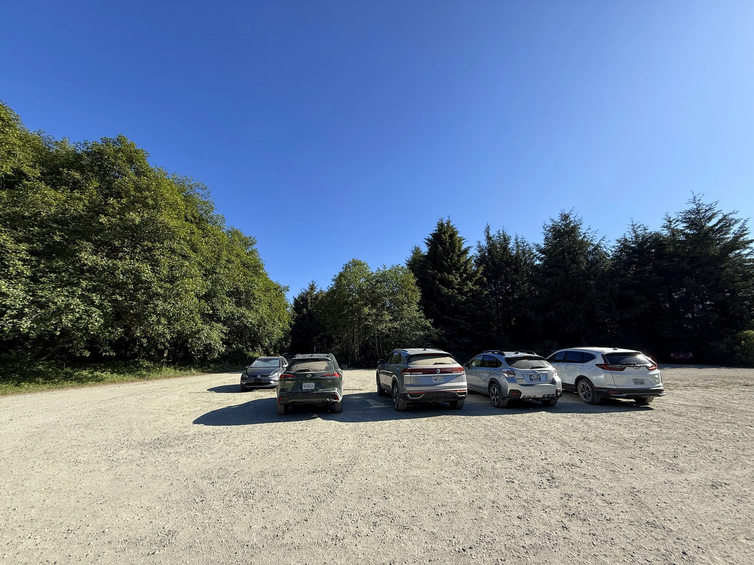 Fern Canyon Loop Trailhead Parking Prairie Creek Redwoods State Park California