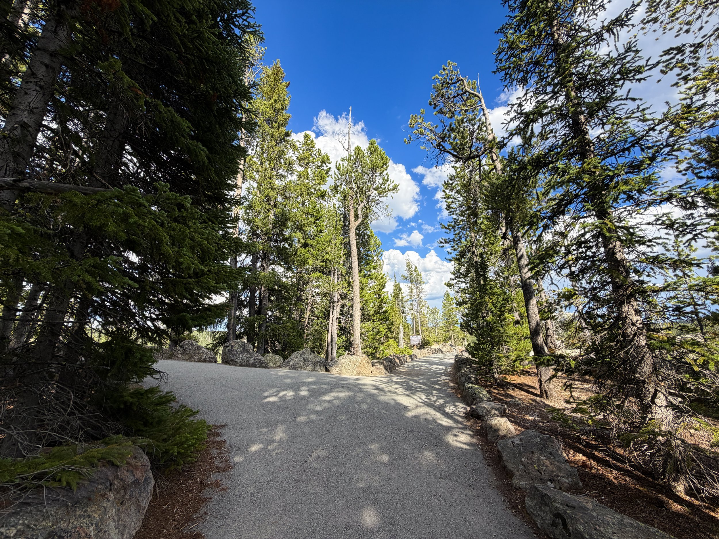 North Rim Hike Yellowstone National Park Wyoming