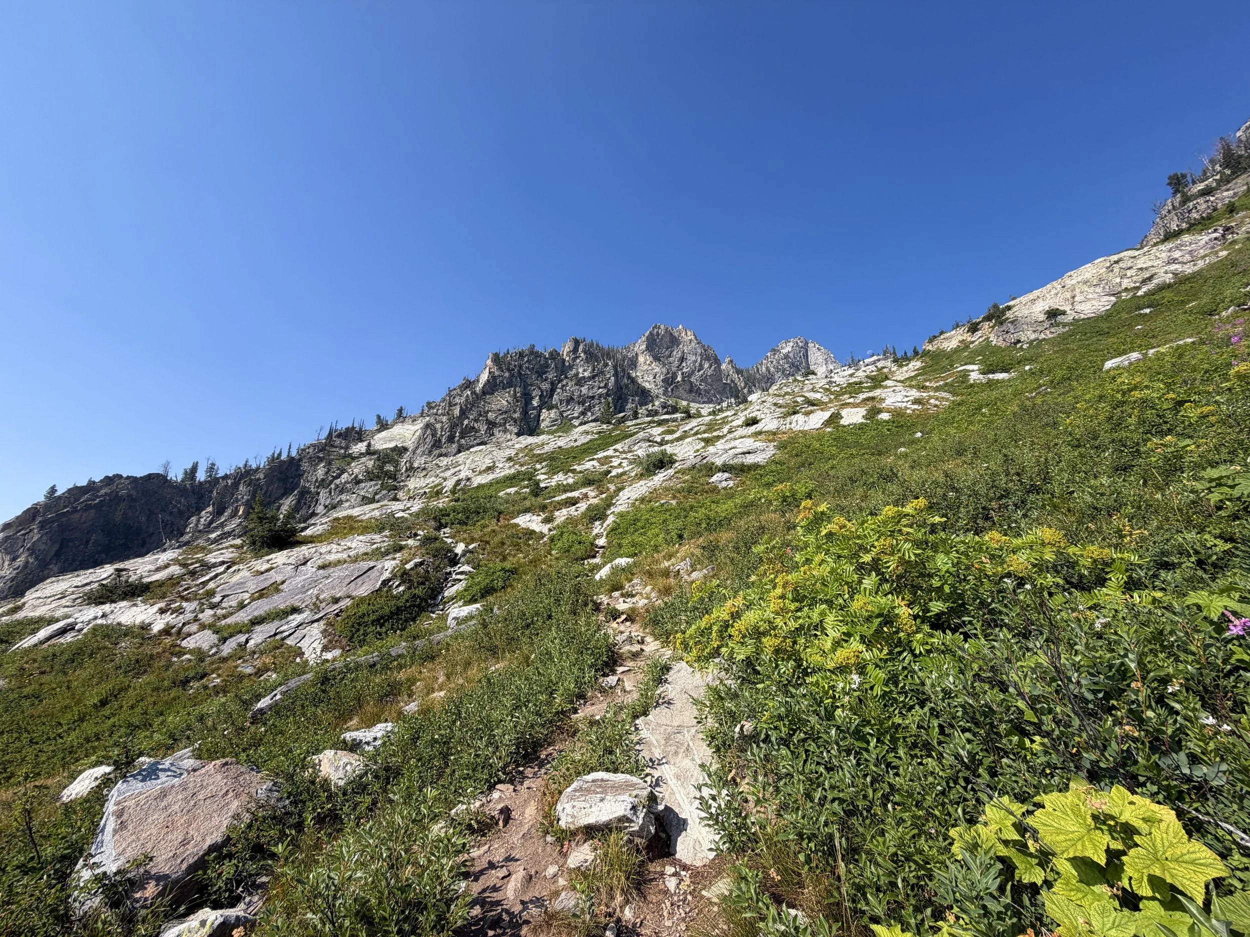 Lake of the Crags Trail via String Lake Grand Teton National Park Wyoming
