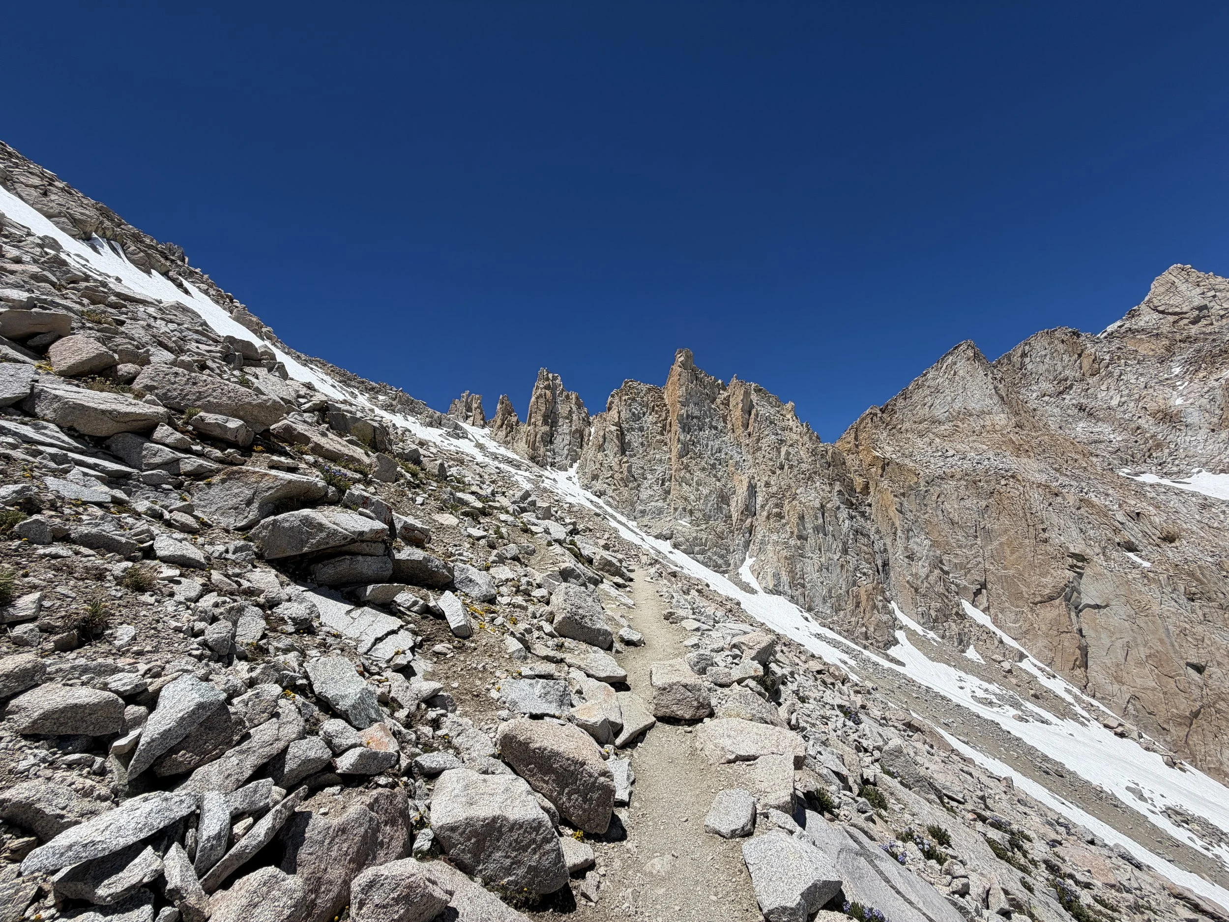 Mount Whitney Trail Switchbacks Lone Pine California