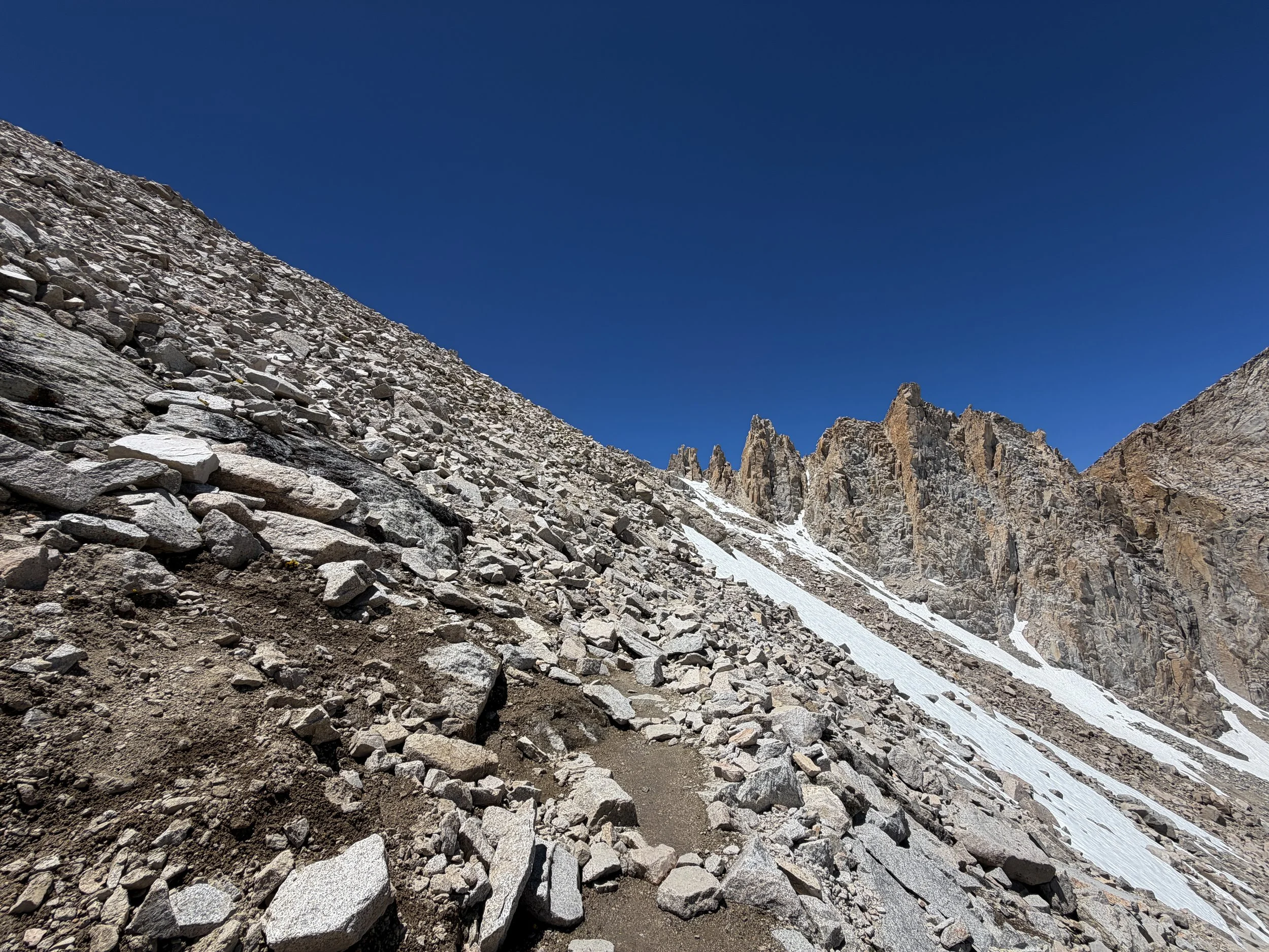 Mount Whitney Trail Switchbacks Lone Pine California