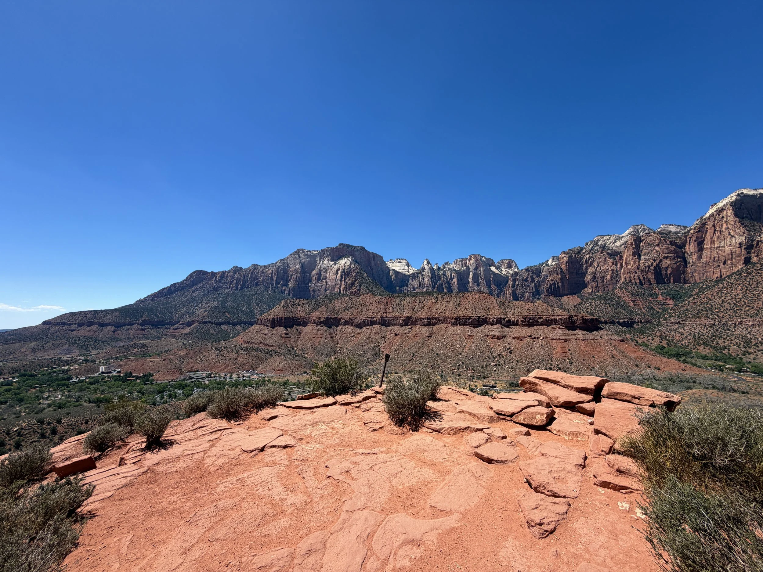 Watchman Overlook Zion National Park Utah