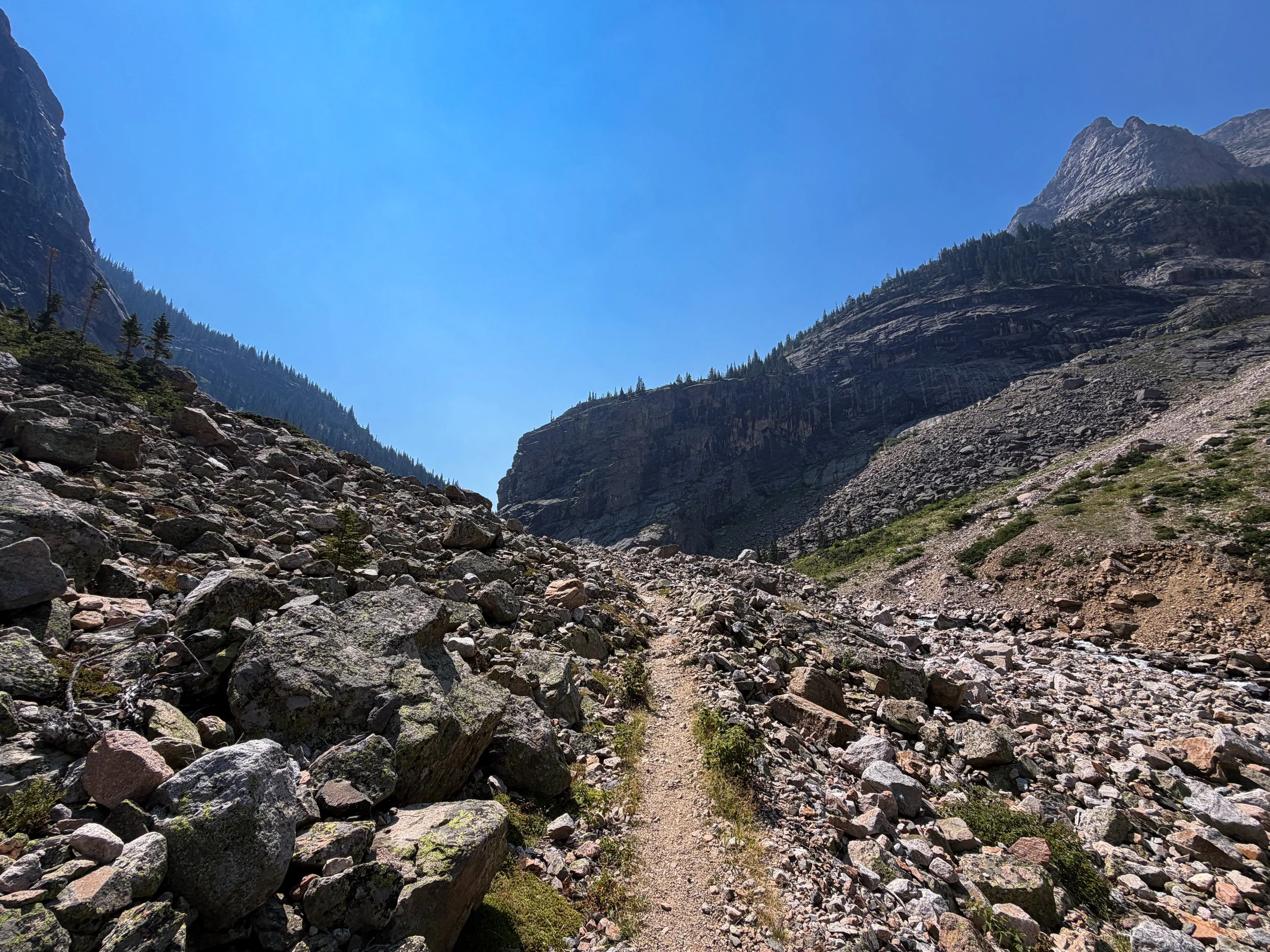 East Rosebud Trail Beaten Path Beartooth Mountains Montana