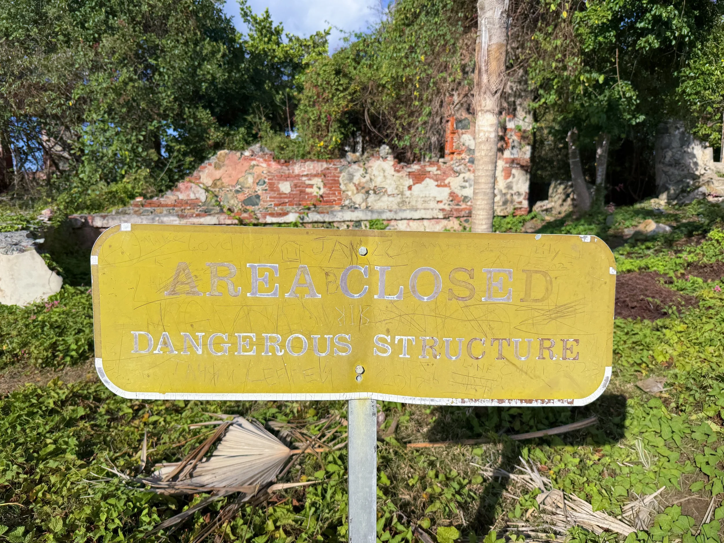 America Hill Ruins Virgin Islands National Park