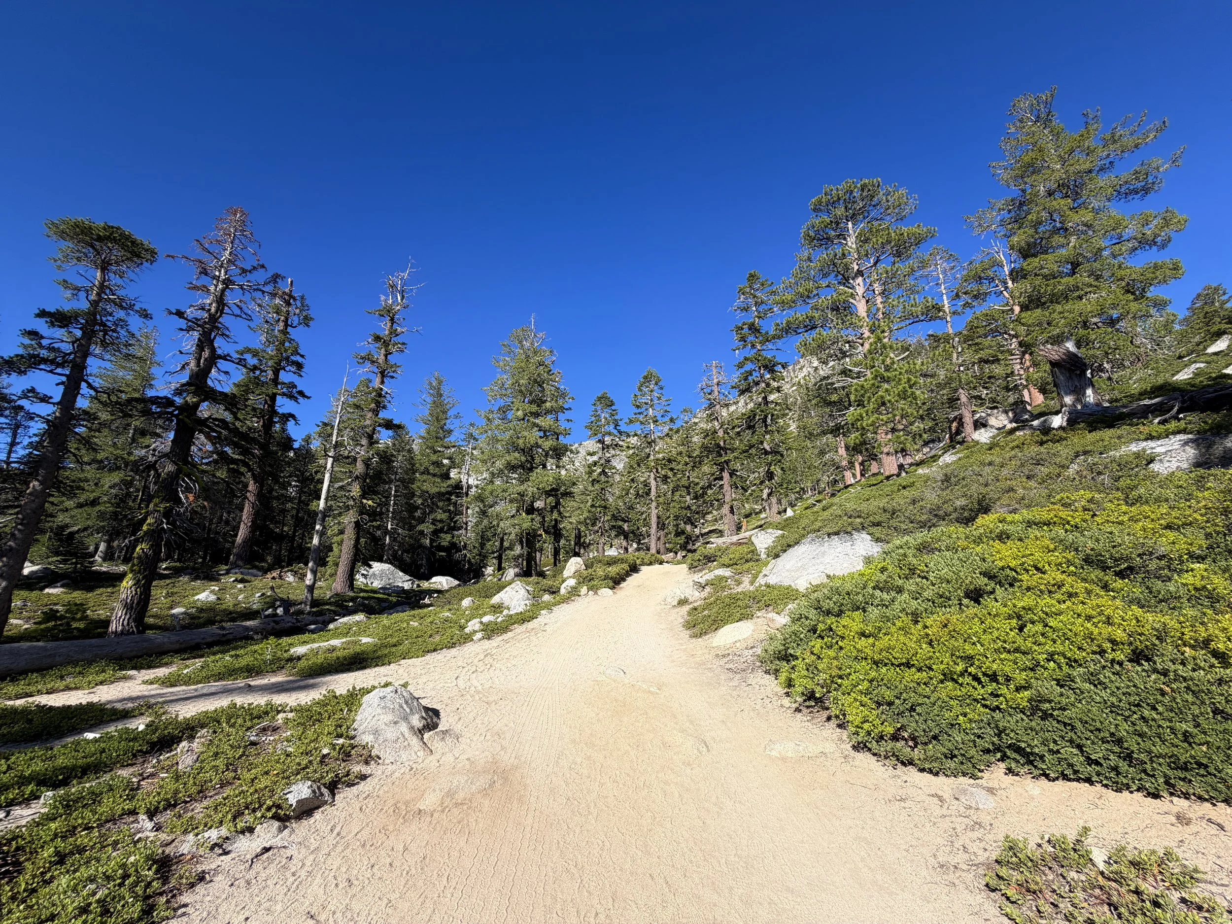 Angora Lakes Trail Lake Tahoe California