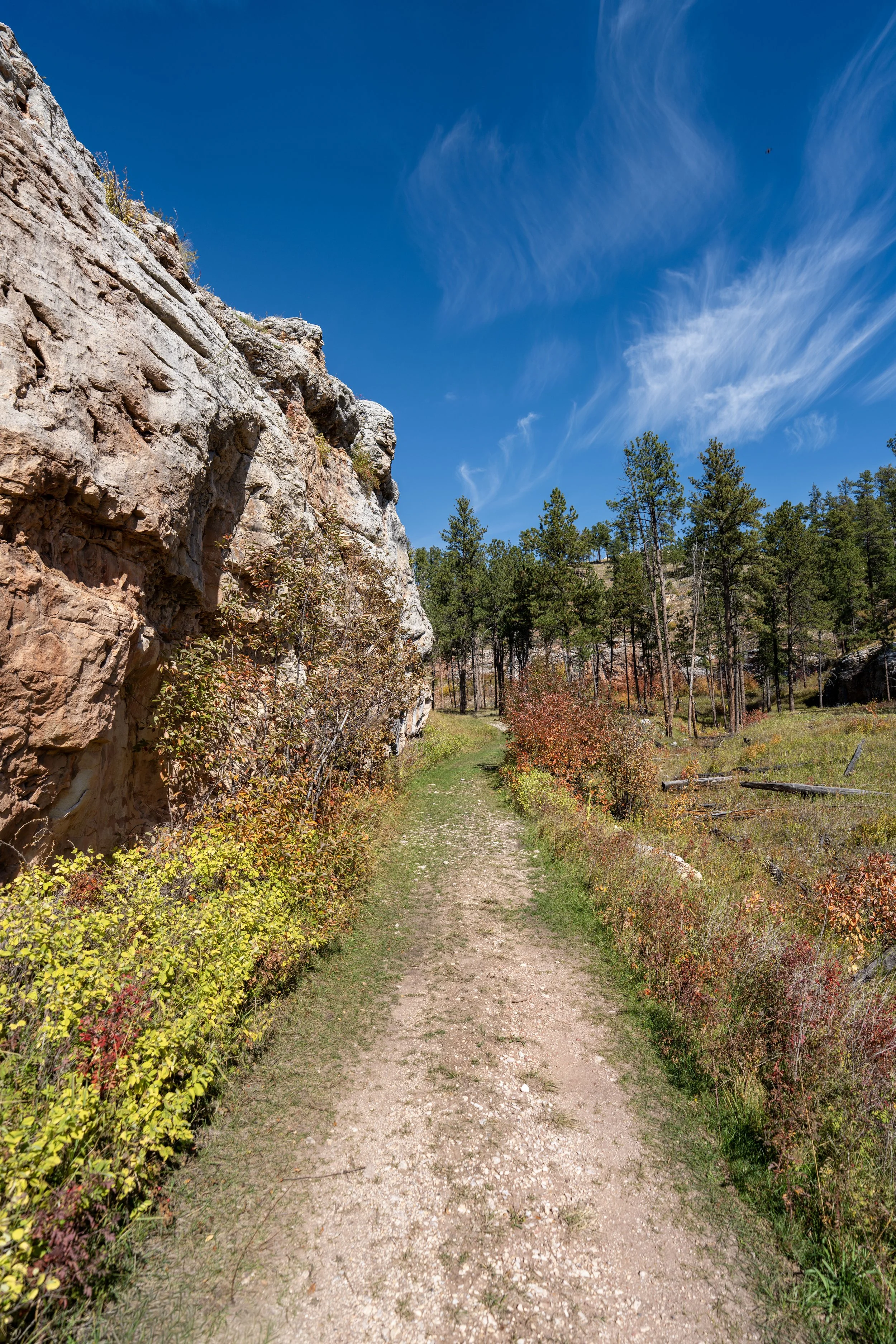 Hiking the Canyons Trail in Jewel Cave National Monument in the Black Hills, South Dakota