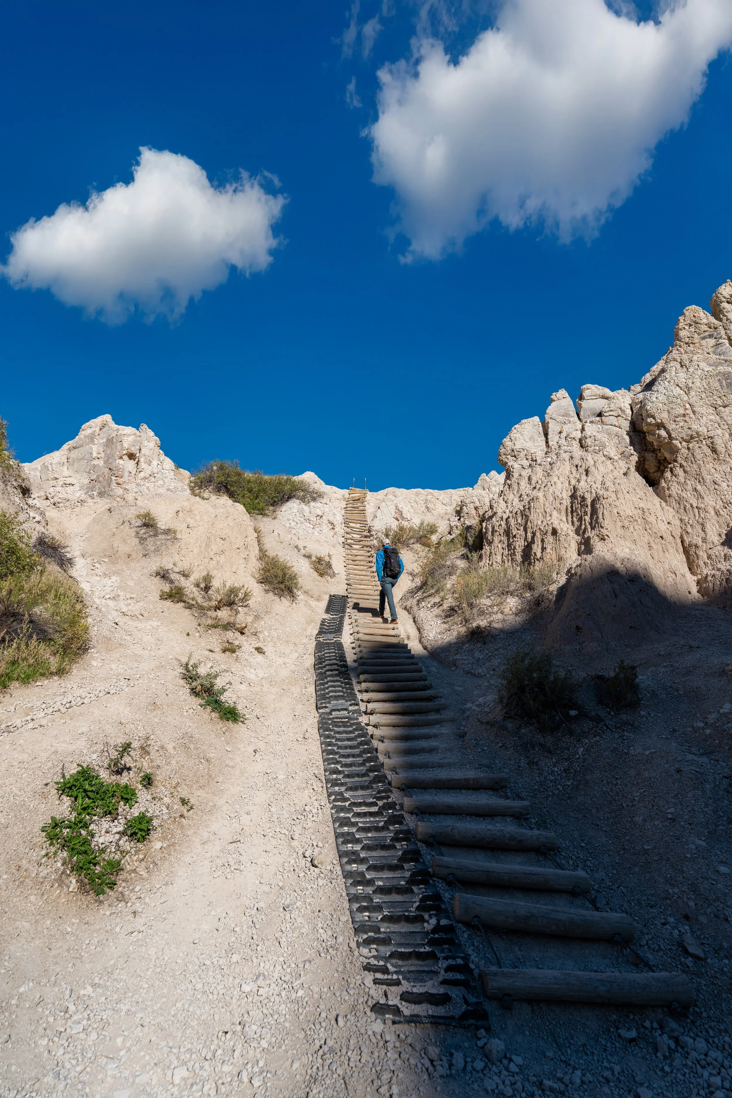 Hiking the Notch Trail in Badlands National Park