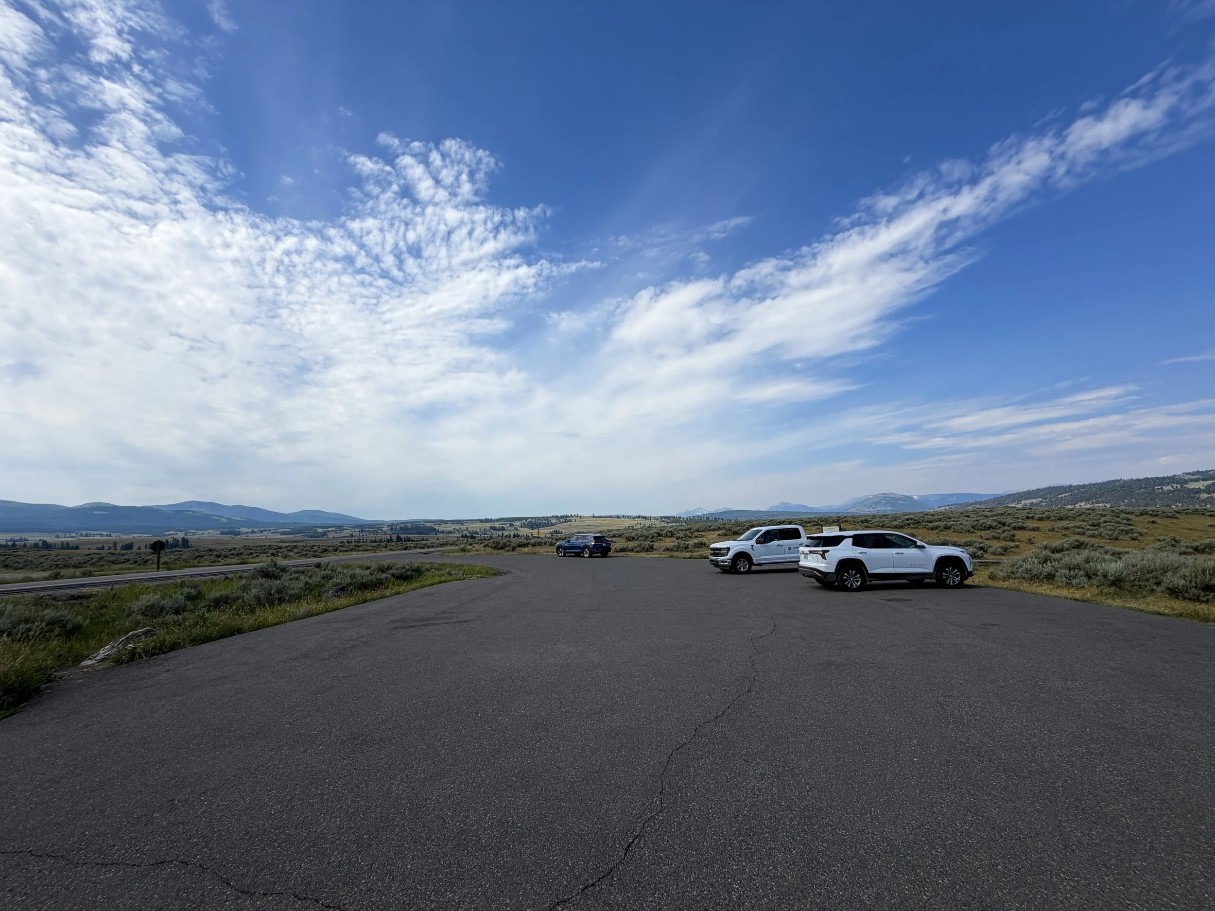 Forces of the Northern Range Trailhead Parking Yellowstone National Park Wyoming