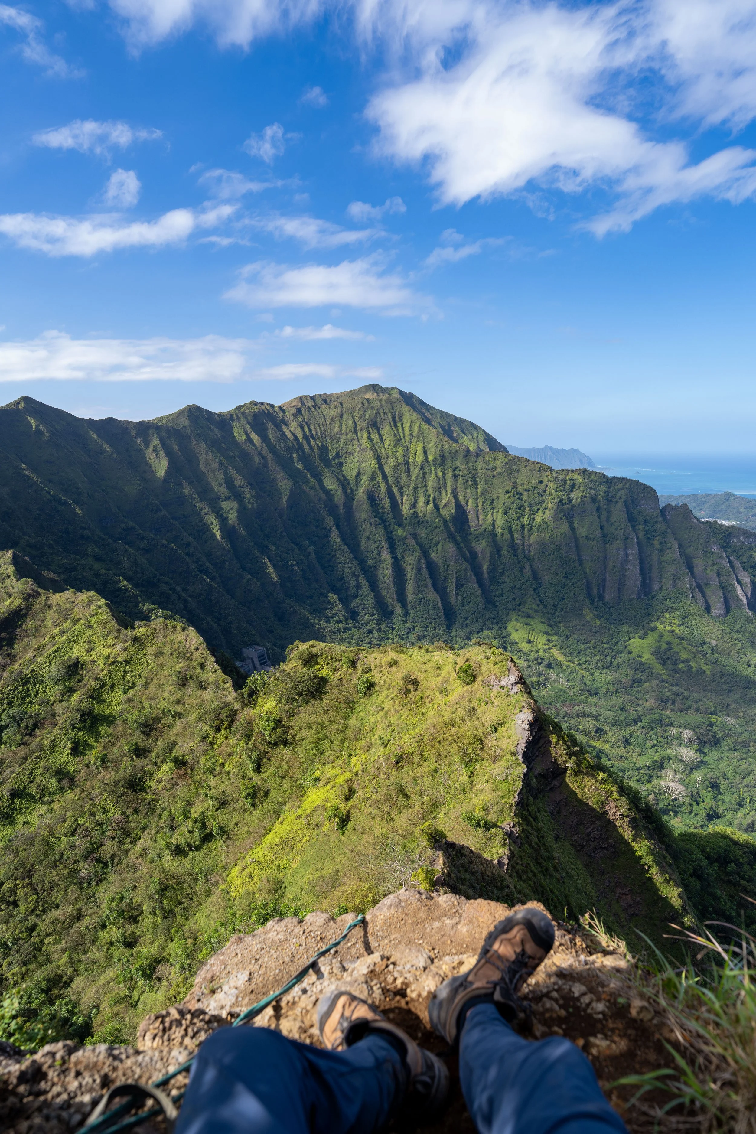 Hiking the Kulanaʻahane Trail to the Moanalua Saddle on Oʻahu, Hawaiʻi