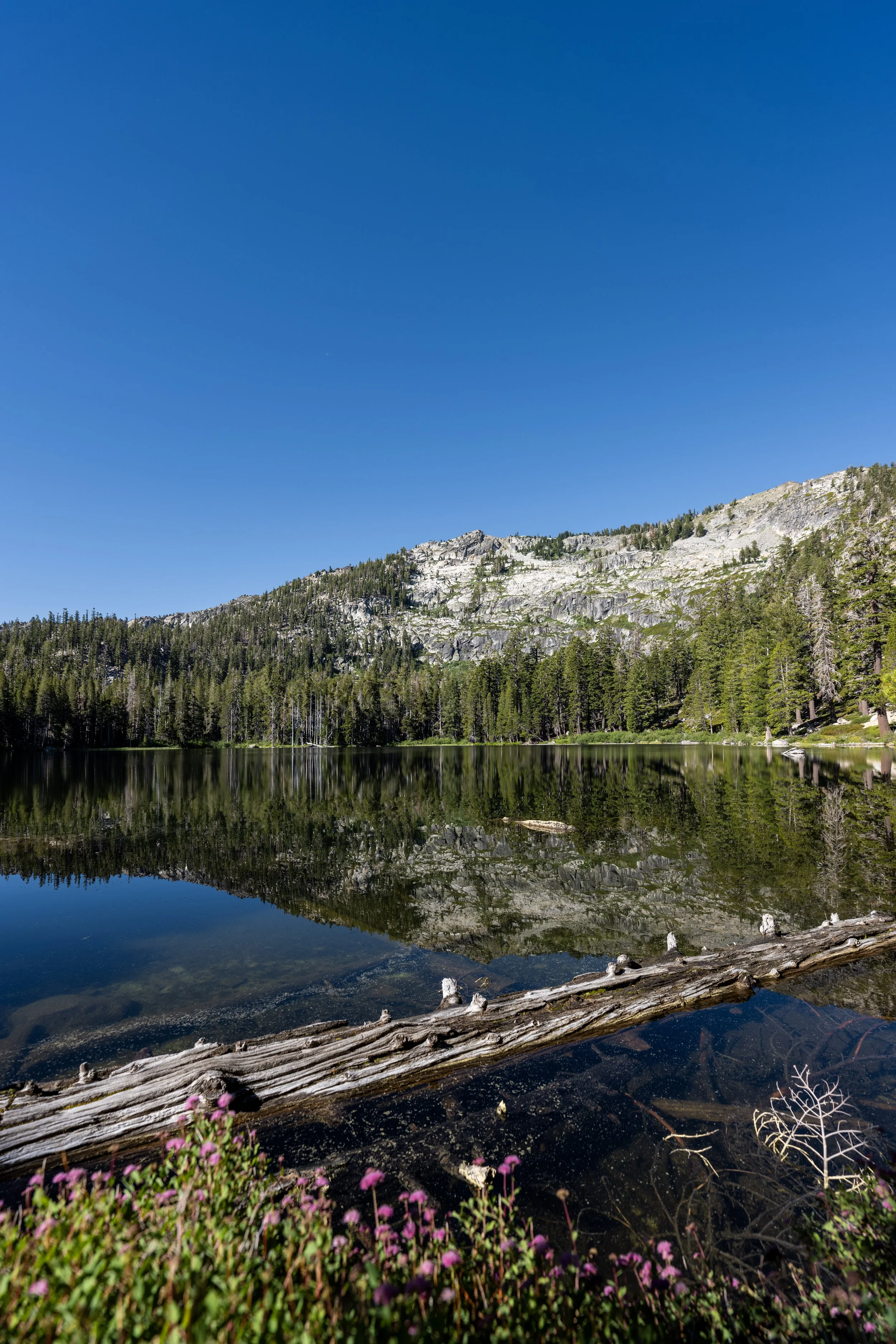 Hiking the Angora Lakes Trail in Lake Tahoe, California