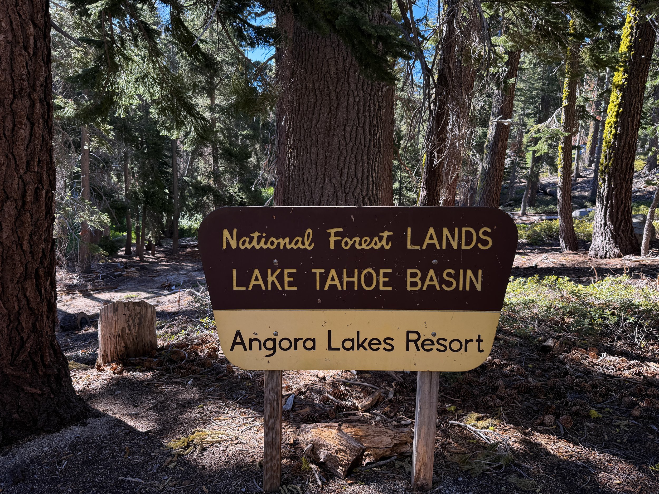 Angora Lakes Hike Lake Tahoe California