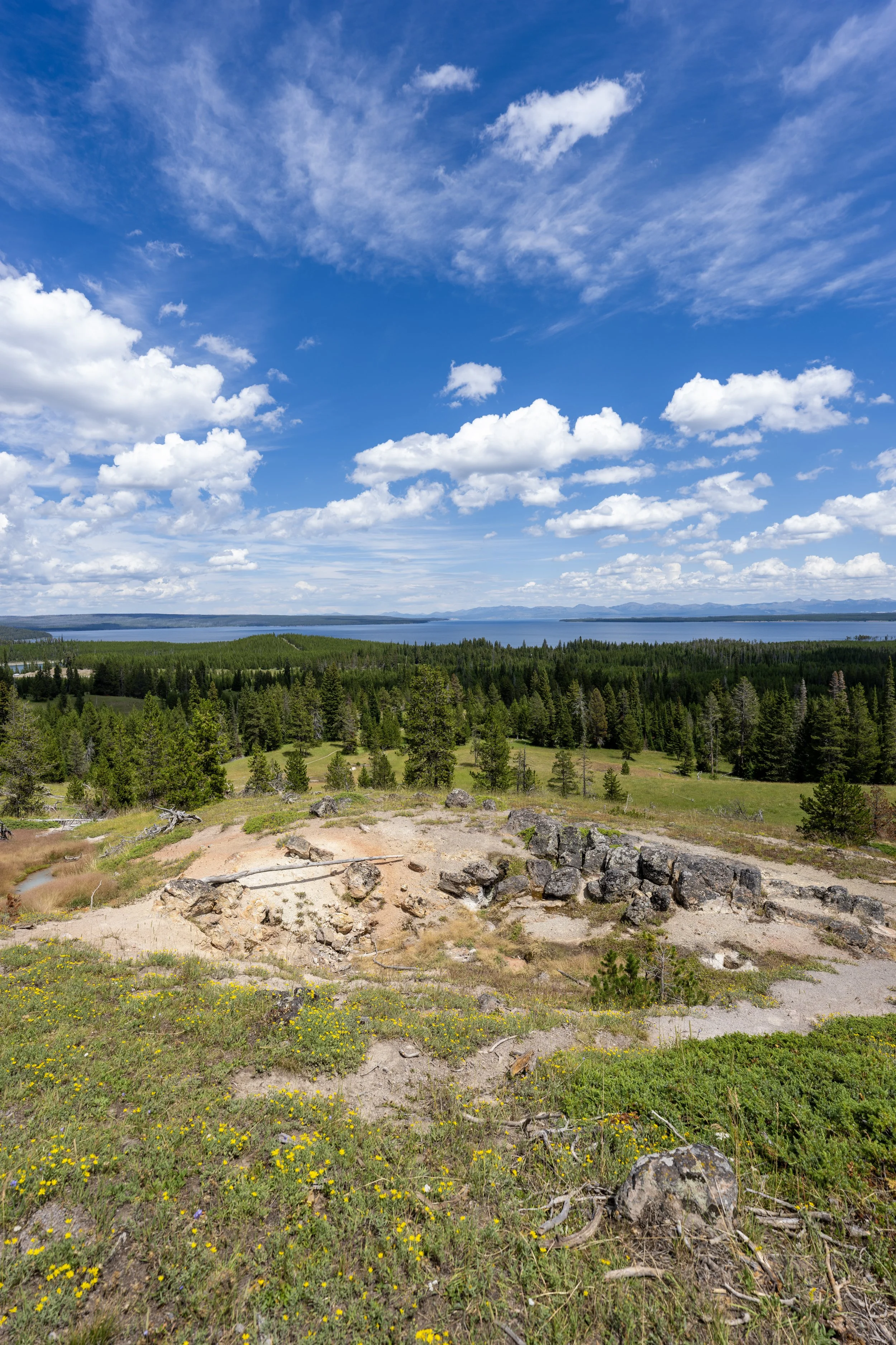 Hiking the Yellowstone Lake Overlook Trail in Yellowstone National Park