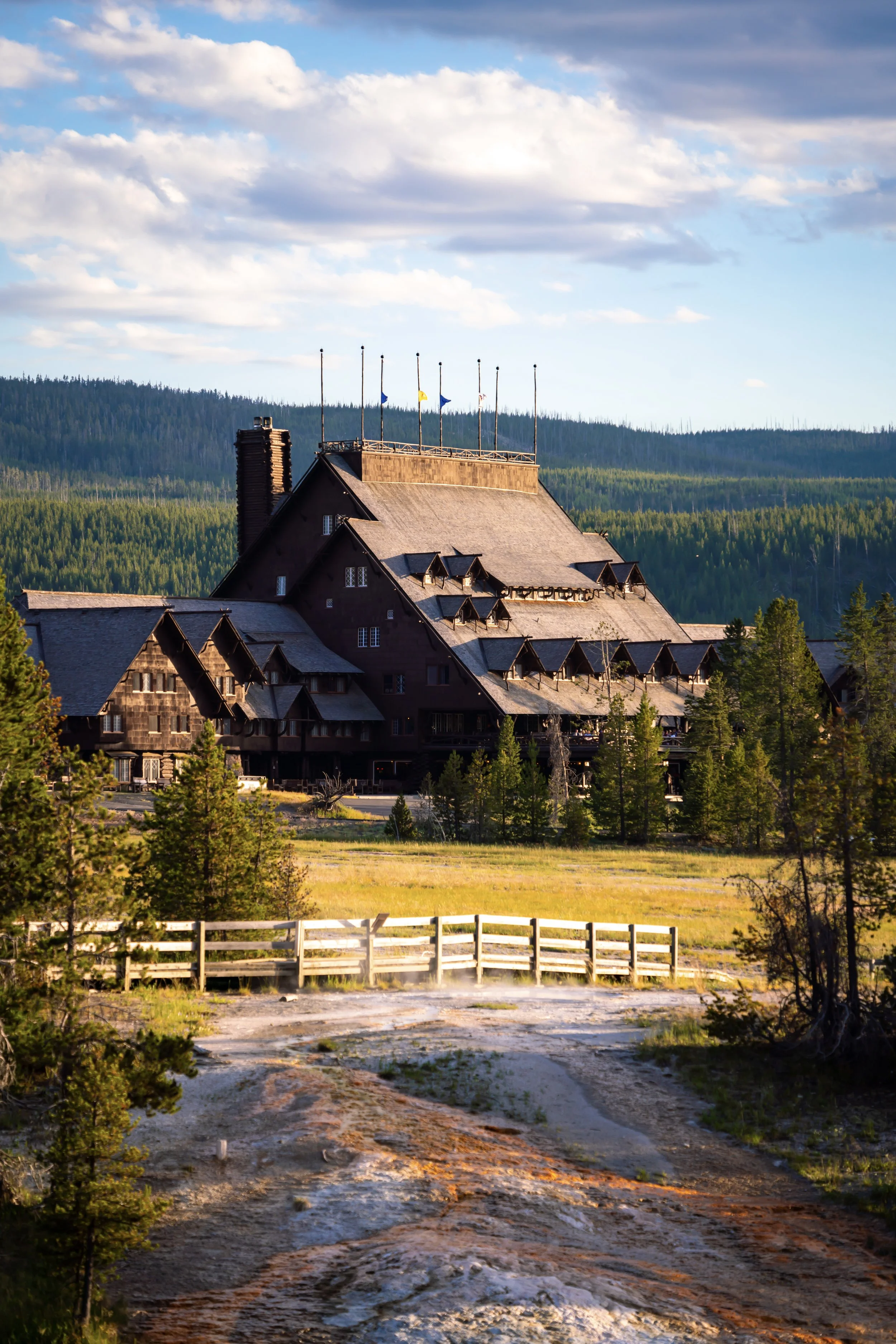 Hiking the Upper Geyser Basin Trail in Yellowstone National Park