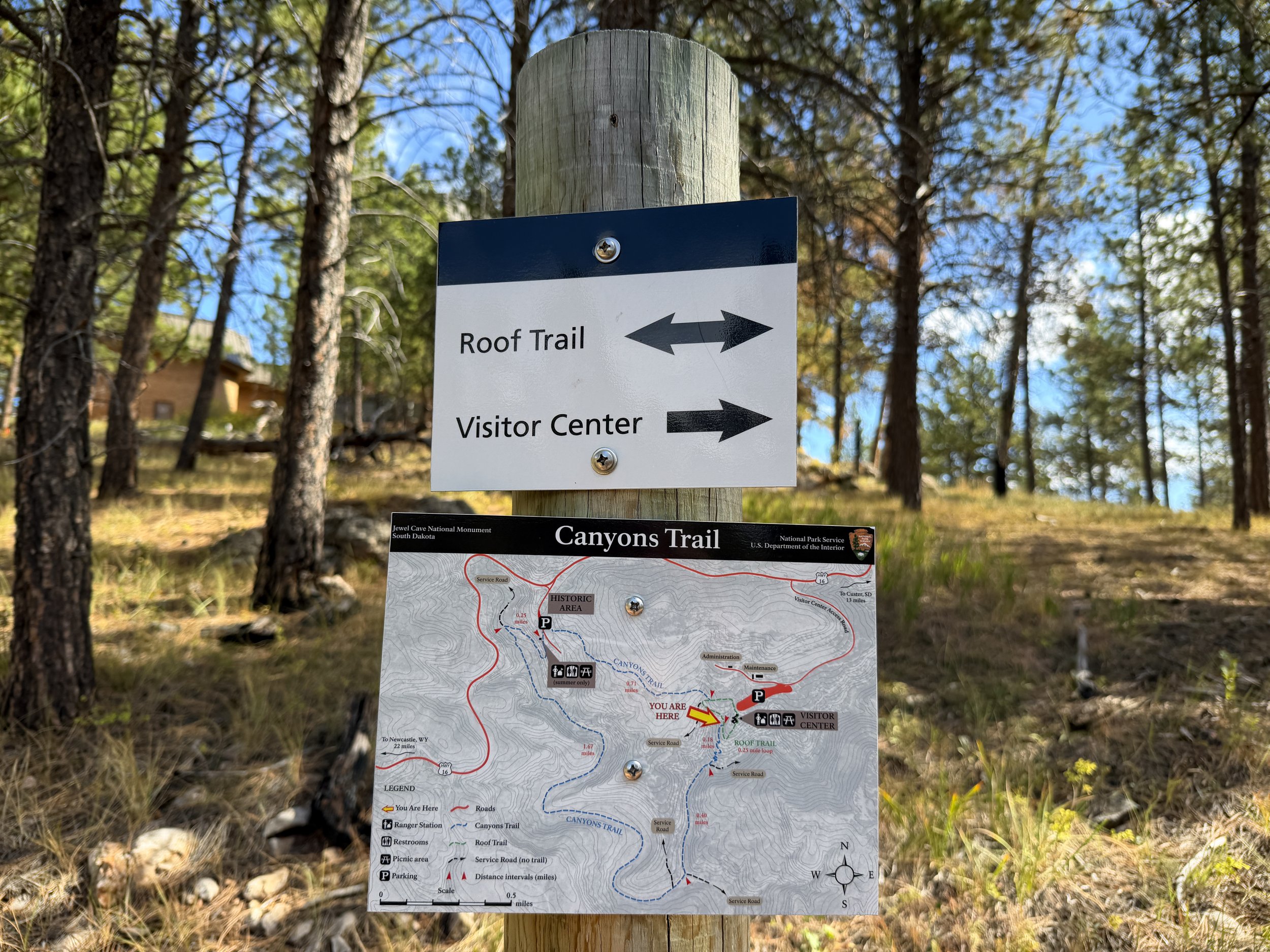 Canyons Trailhead Jewel Cave National Monument Black Hills South Dakota