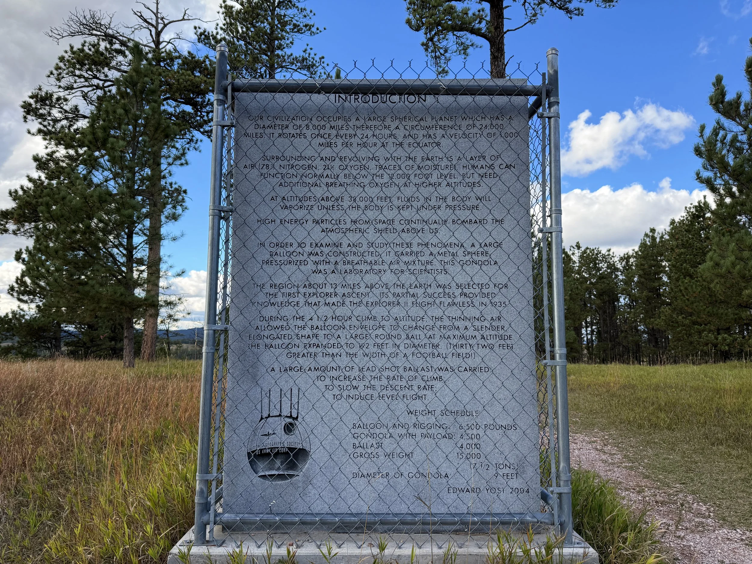 Stratosphere Bowl Memorial Black Hills South Dakota