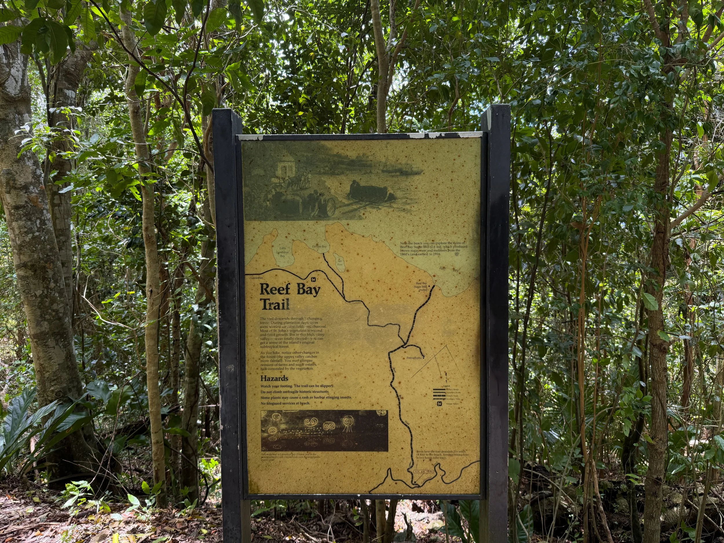 Reef Bay Trailhead Virgin Islands National Park