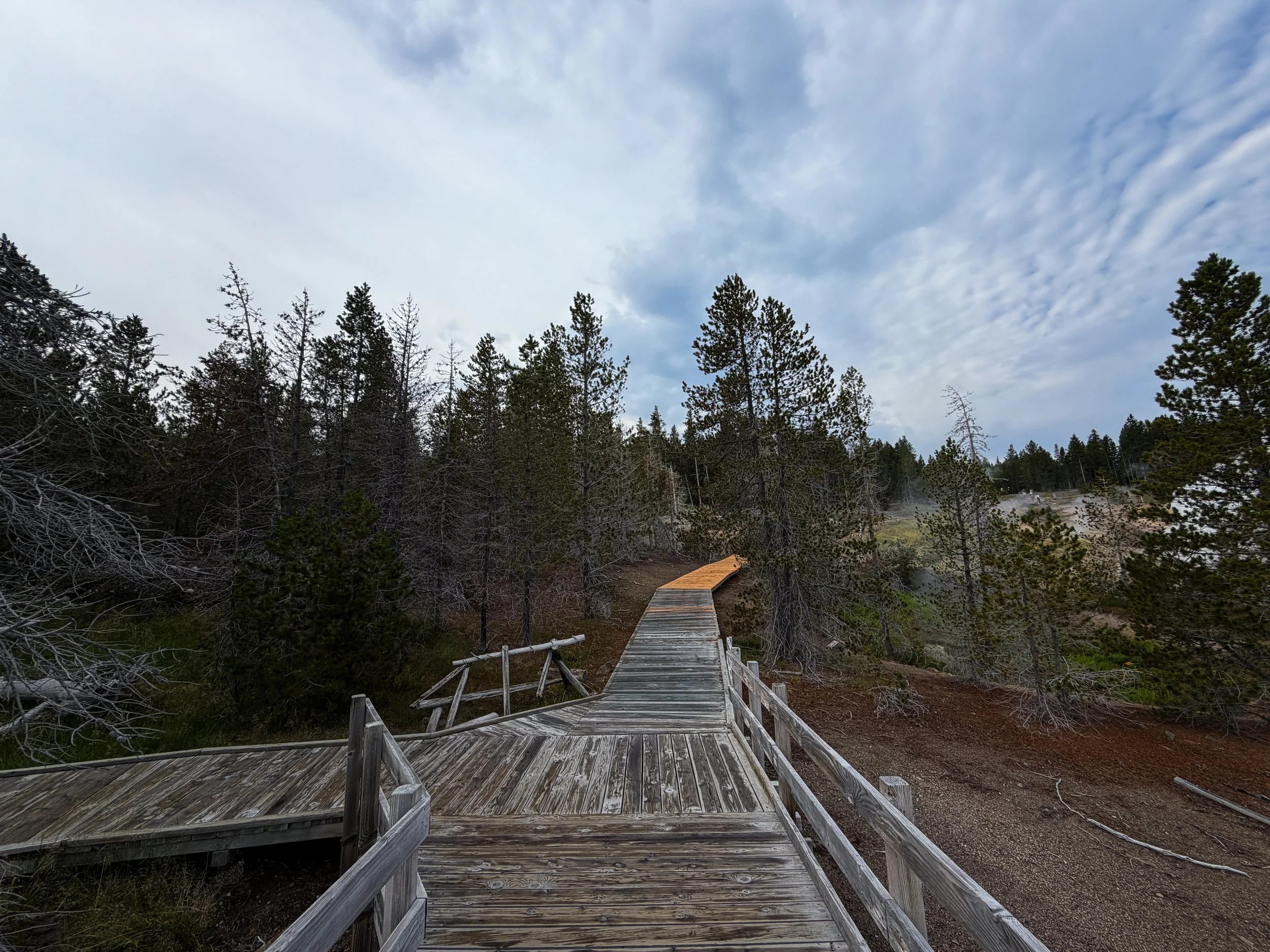Porcelain Basin Loop Trail Yellowstone National Park Wyoming